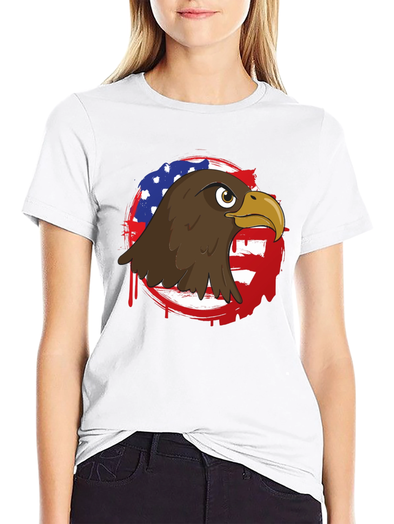 American Eagle Graphic Tee - Patriotic Style