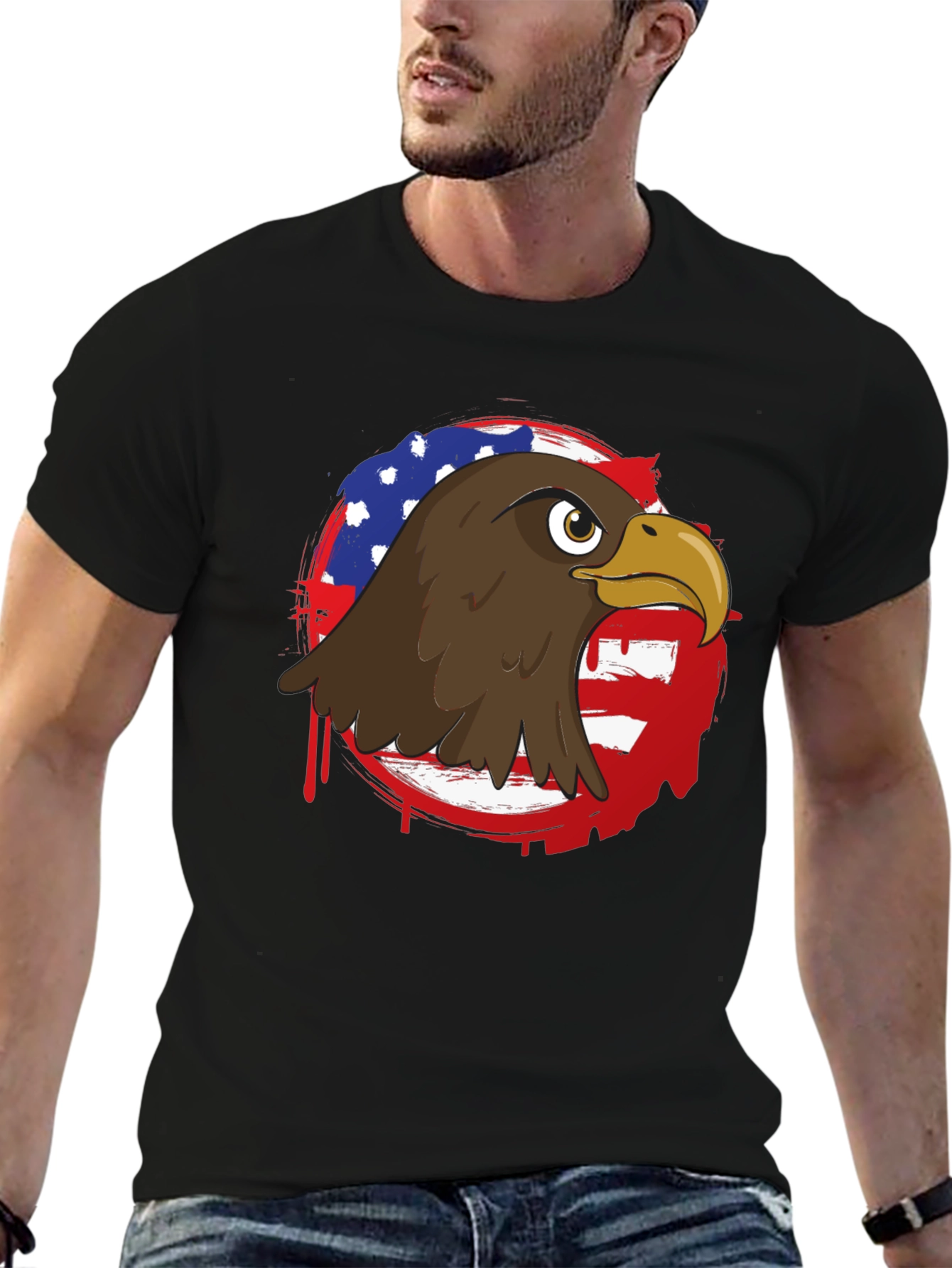 American Eagle Graphic Tee - Patriotic Style