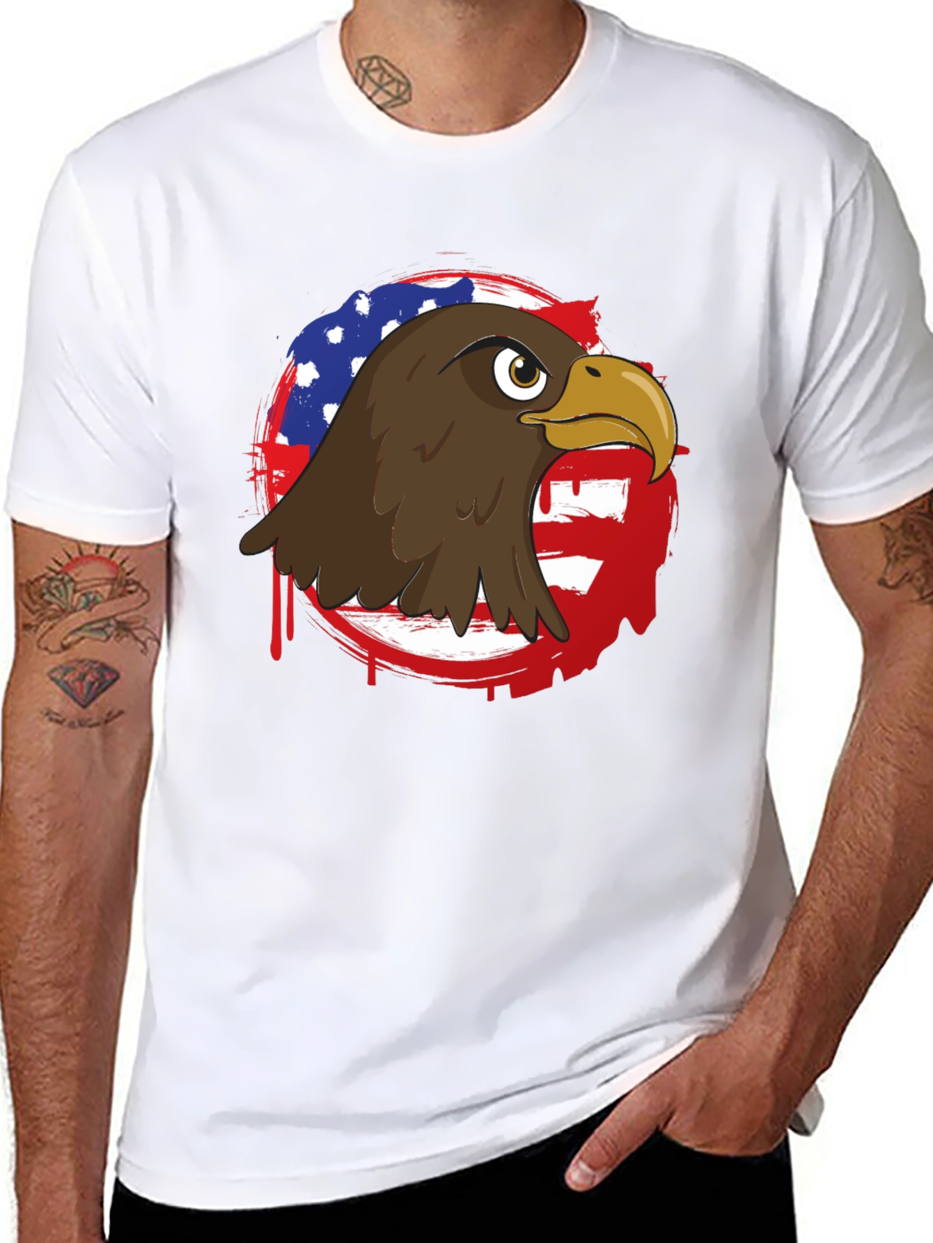 American Eagle Graphic Tee - Patriotic Style