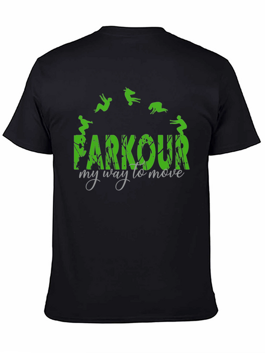 Parkour Graphic T-Shirt - My Way to Move