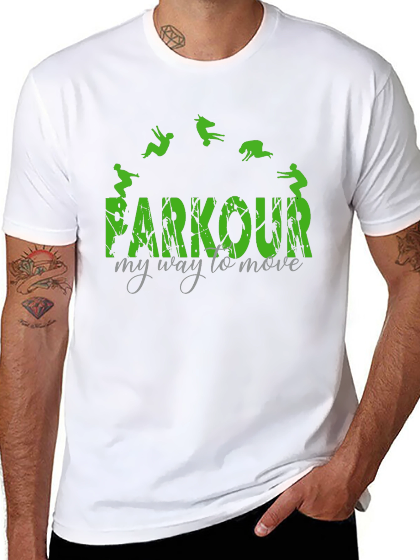 Parkour Graphic T-Shirt - My Way to Move
