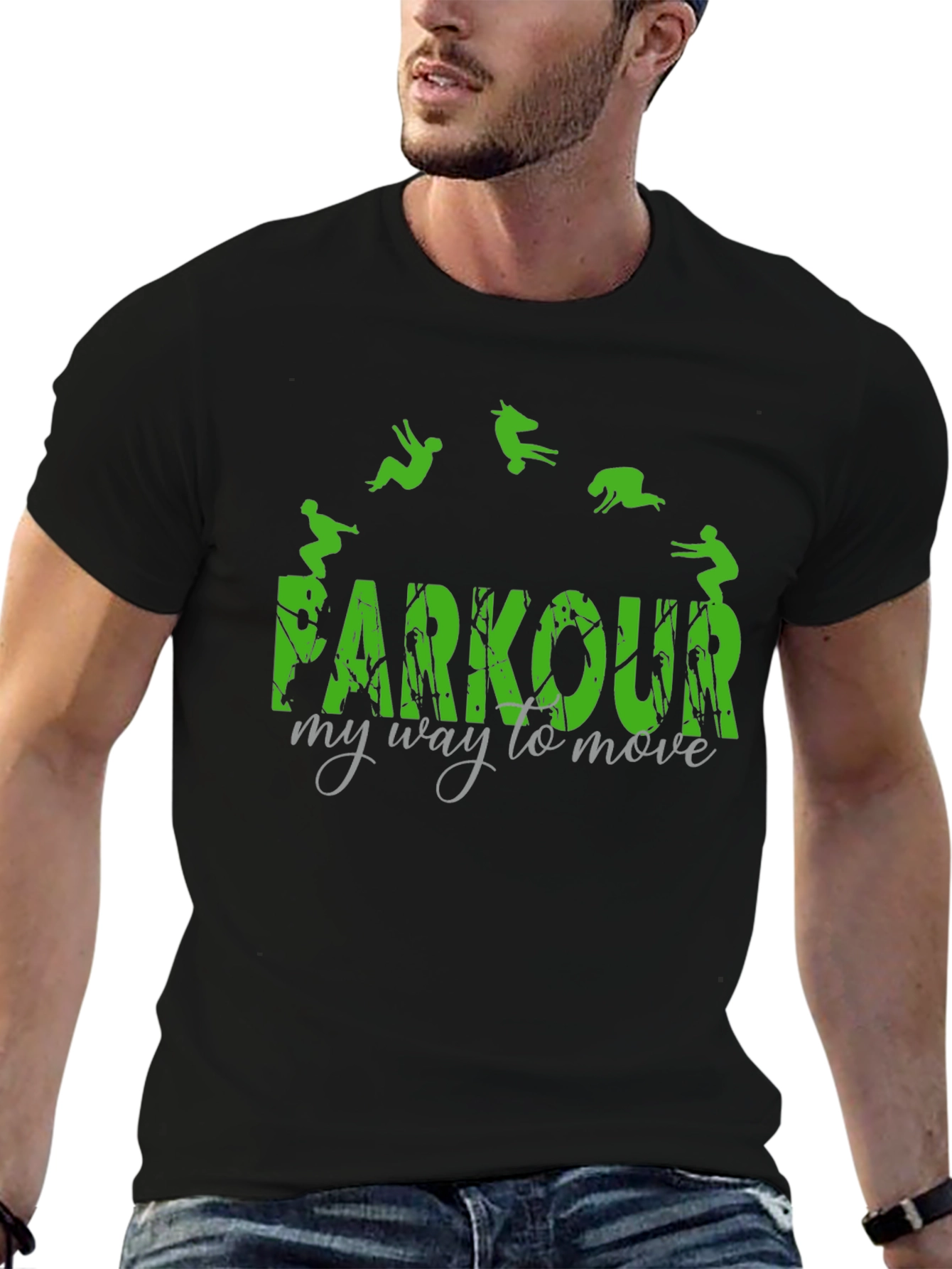Parkour Graphic T-Shirt - My Way to Move