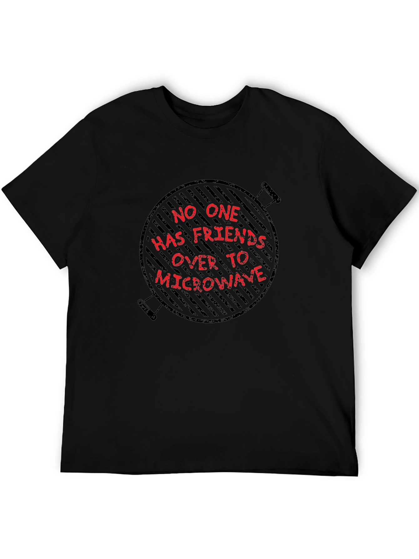 Grill Humor Graphic Tee - No Microwave Friends