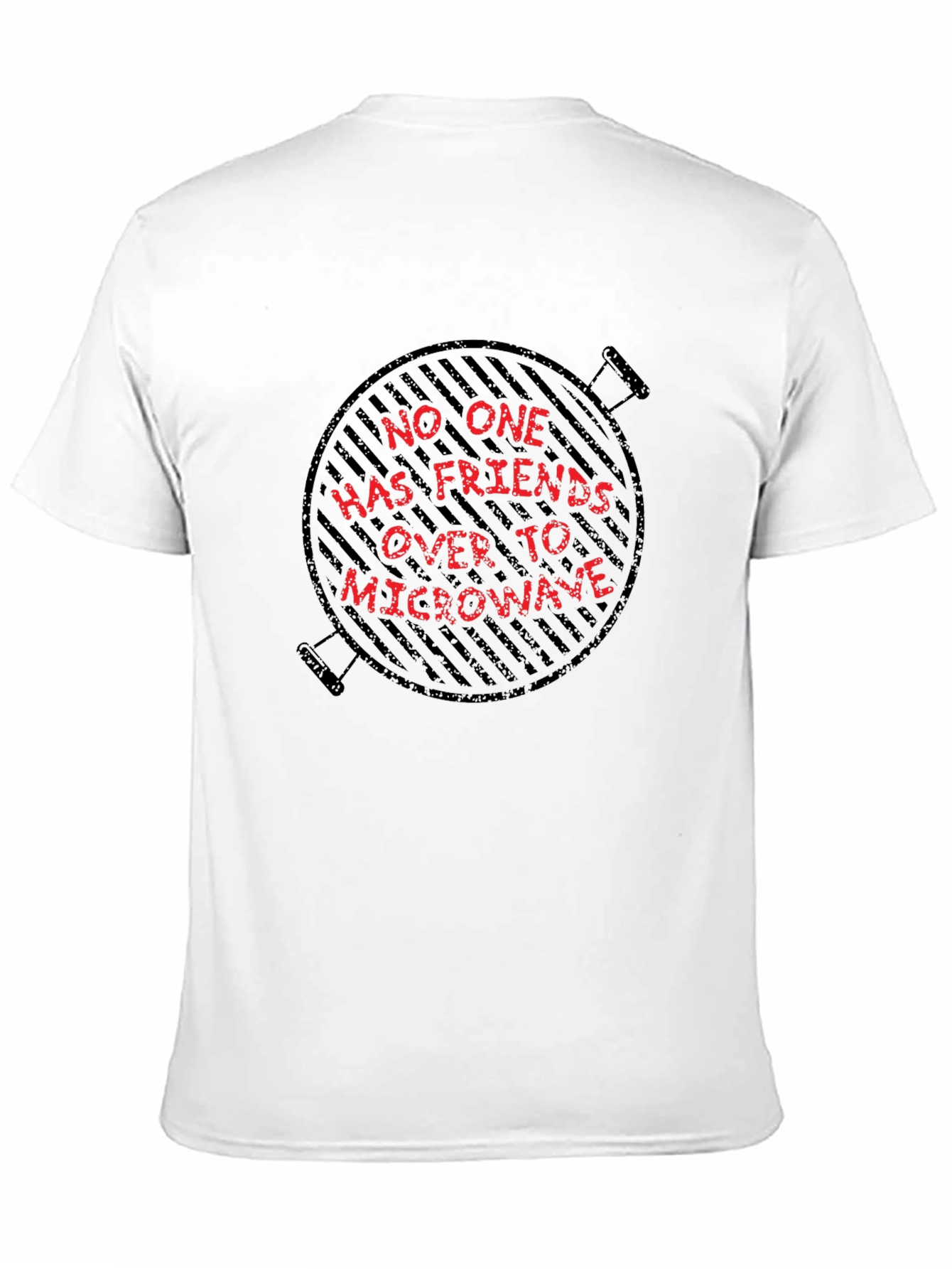 Grill Humor Graphic Tee - No Microwave Friends