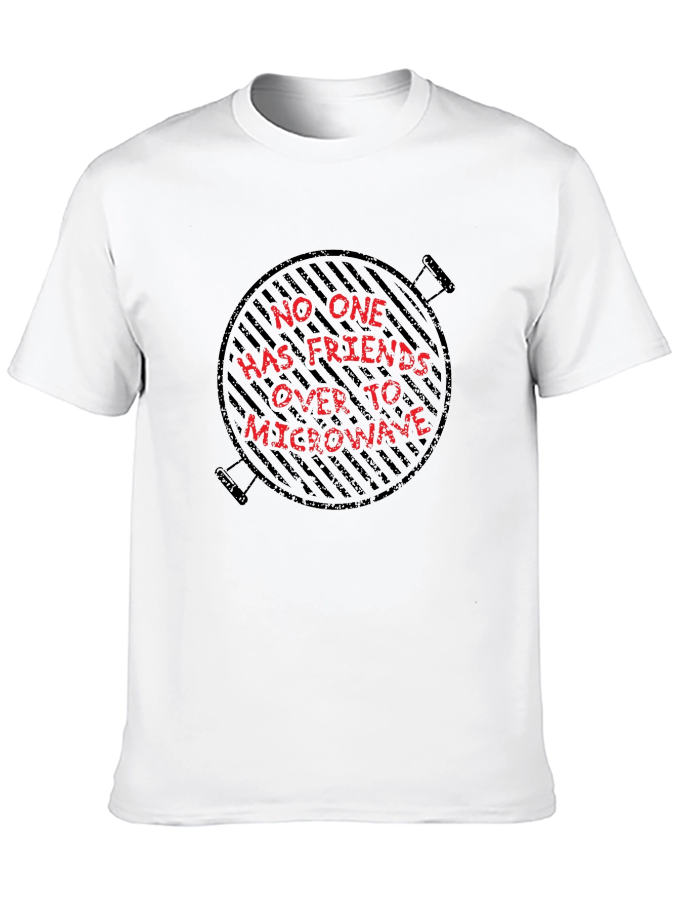 Grill Humor Graphic Tee - No Microwave Friends