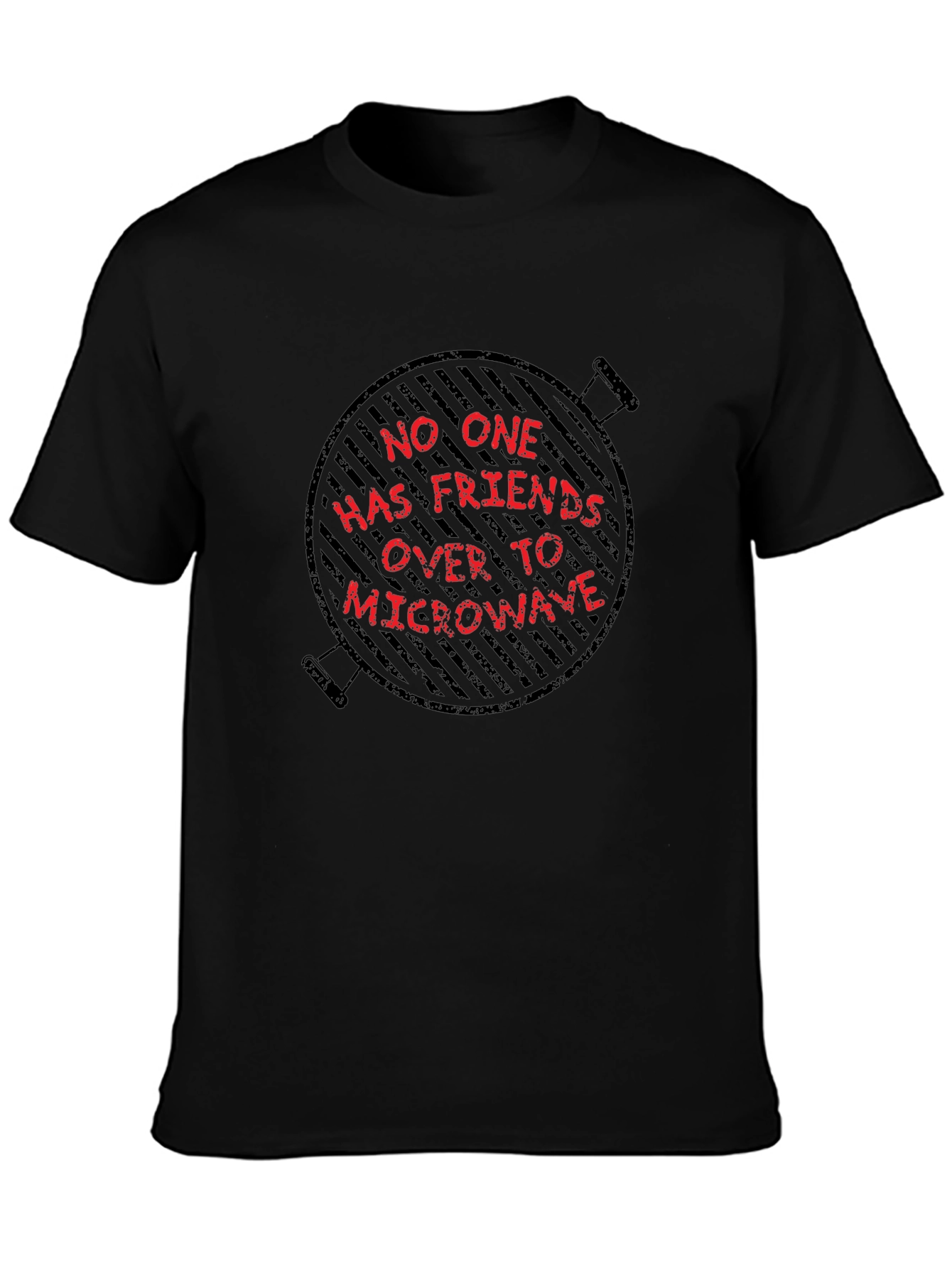 Grill Humor Graphic Tee - No Microwave Friends