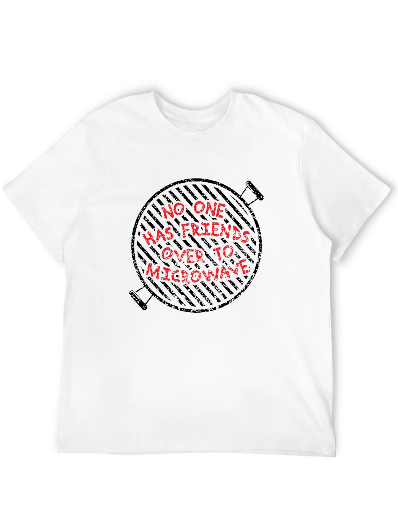 Grill Humor Graphic Tee - No Microwave Friends