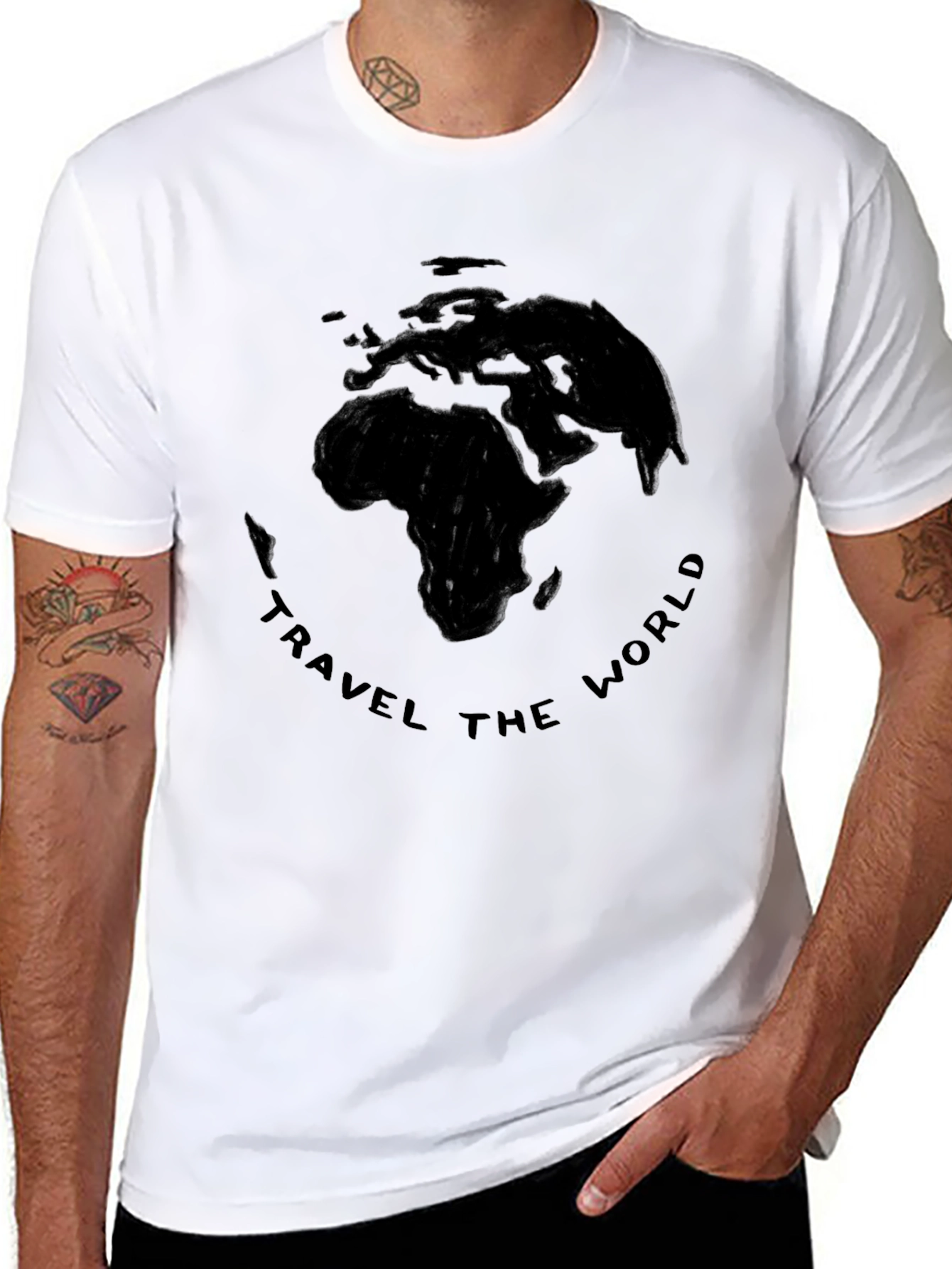 Travel the World Graphic Tee - Adventure Awaits!