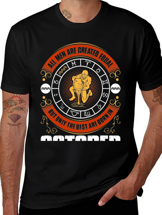 Aquarius Zodiac T-Shirt - All Men Created Equal