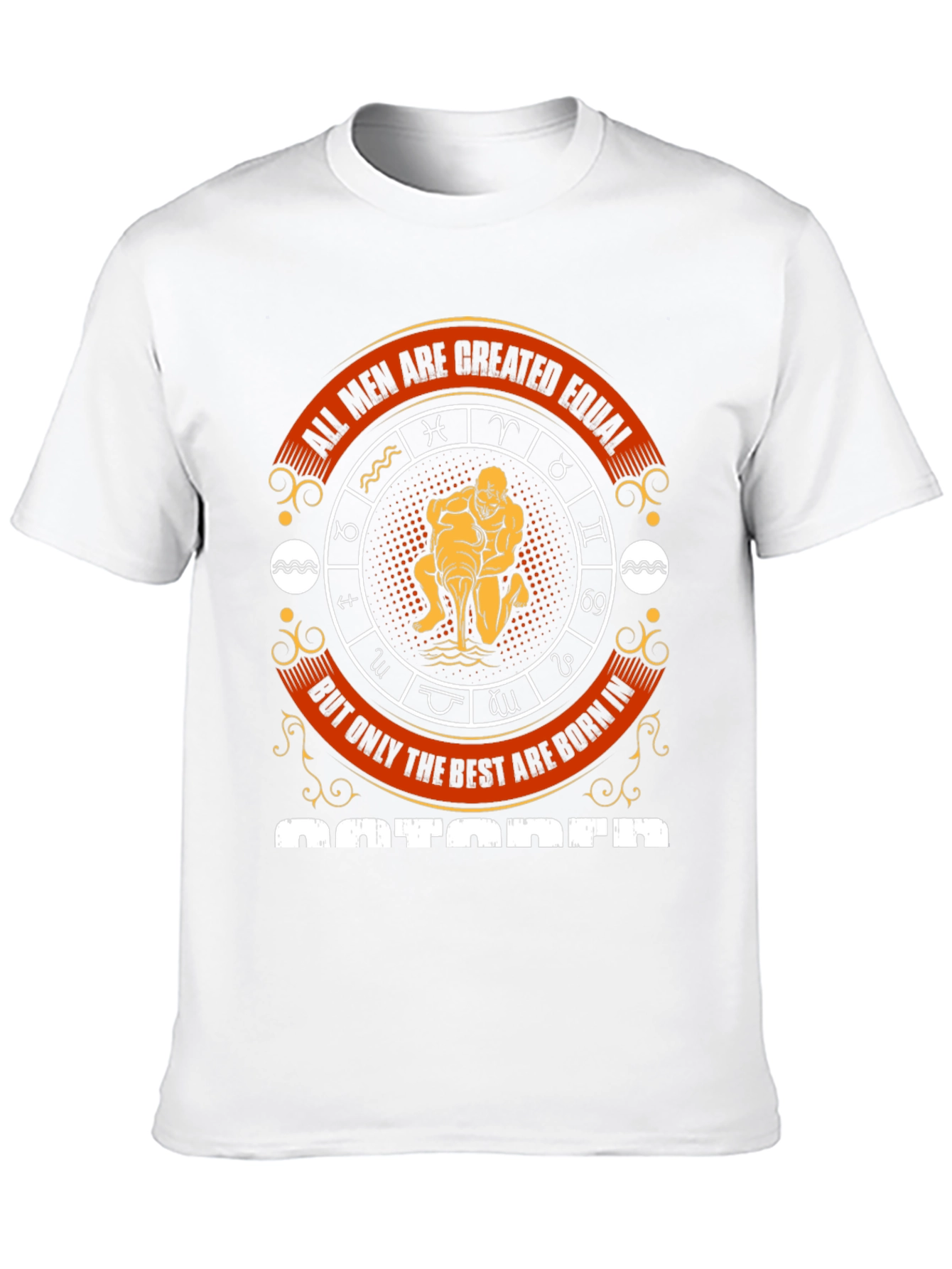 Aquarius Zodiac T-Shirt - All Men Created Equal