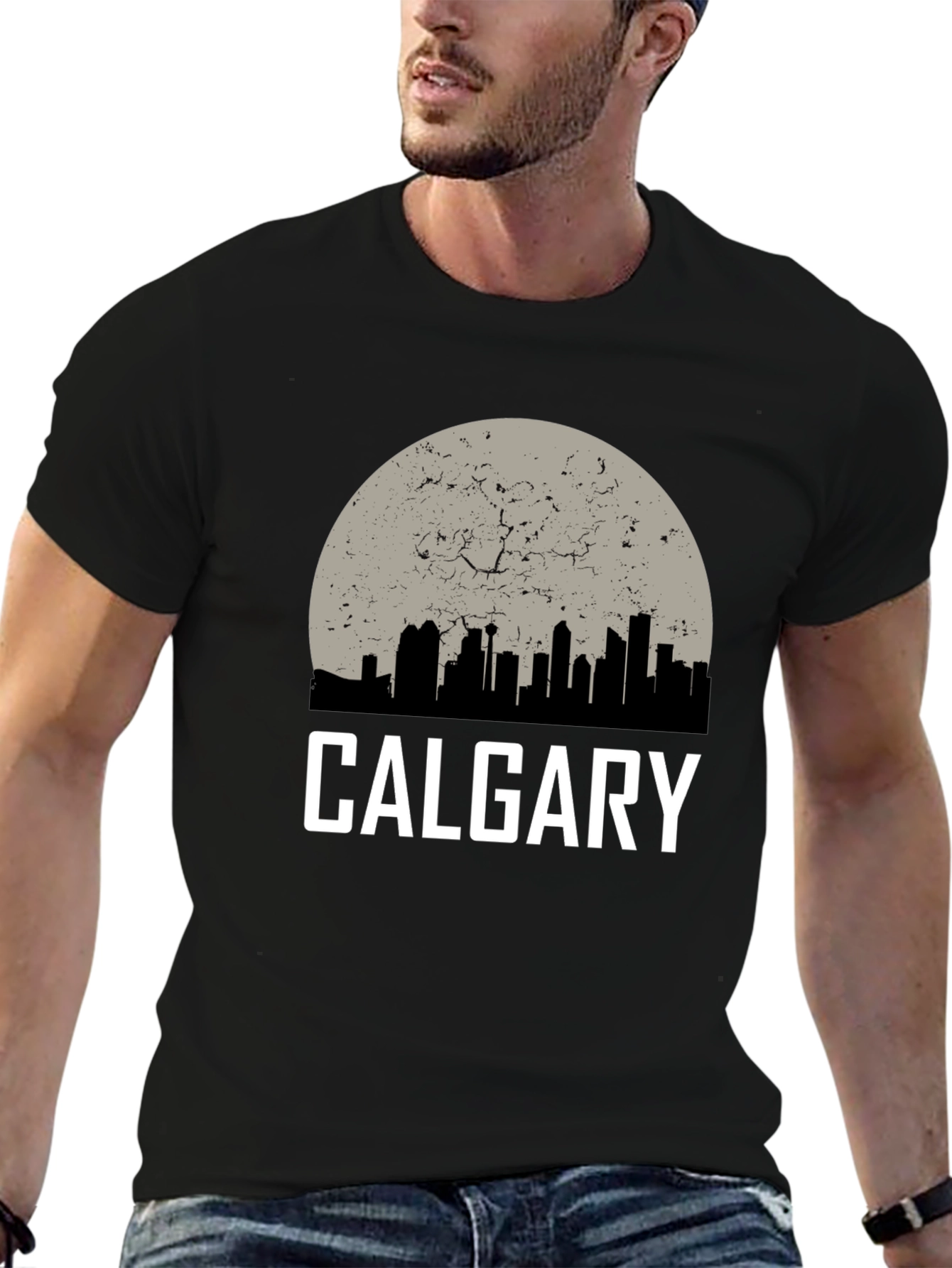 Calgary Skyline T-Shirt - City Pride Tee