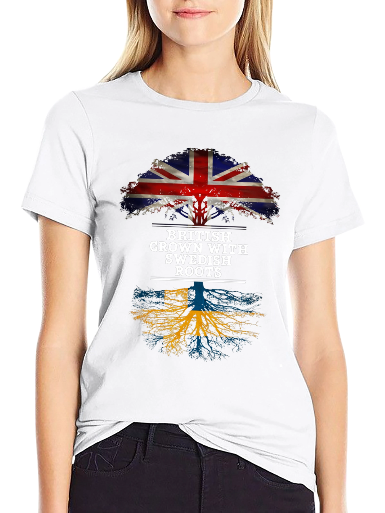 British Grown with Swedish Roots T-Shirt
