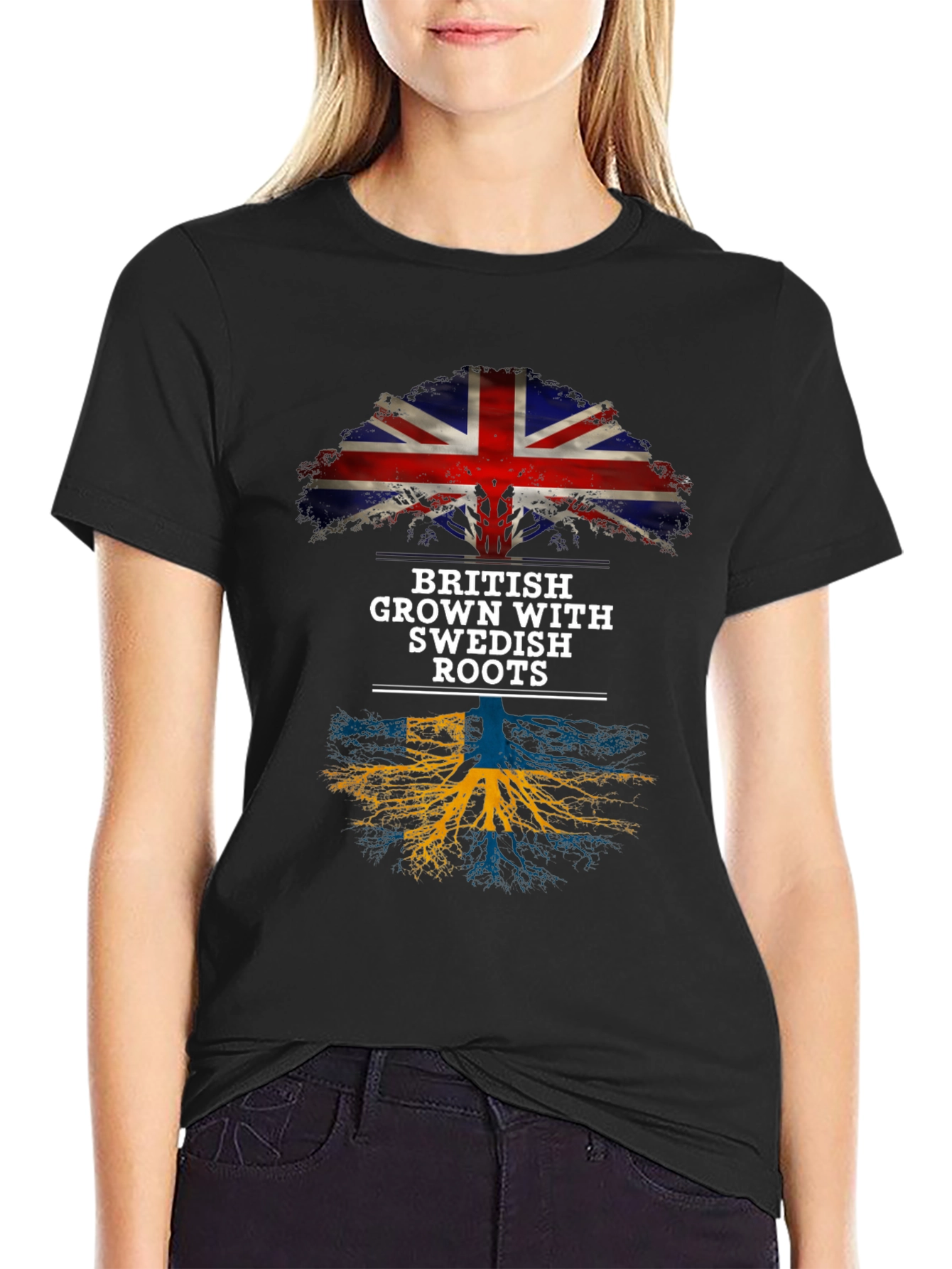 British Grown with Swedish Roots T-Shirt