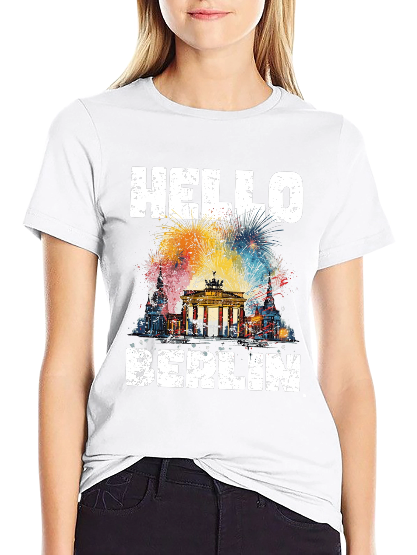 Hello Berlin Black T-Shirt