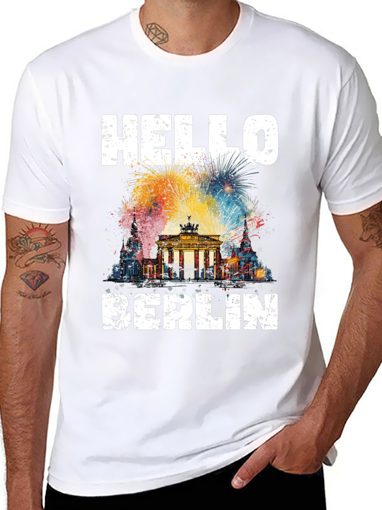 Hello Berlin Black T-Shirt