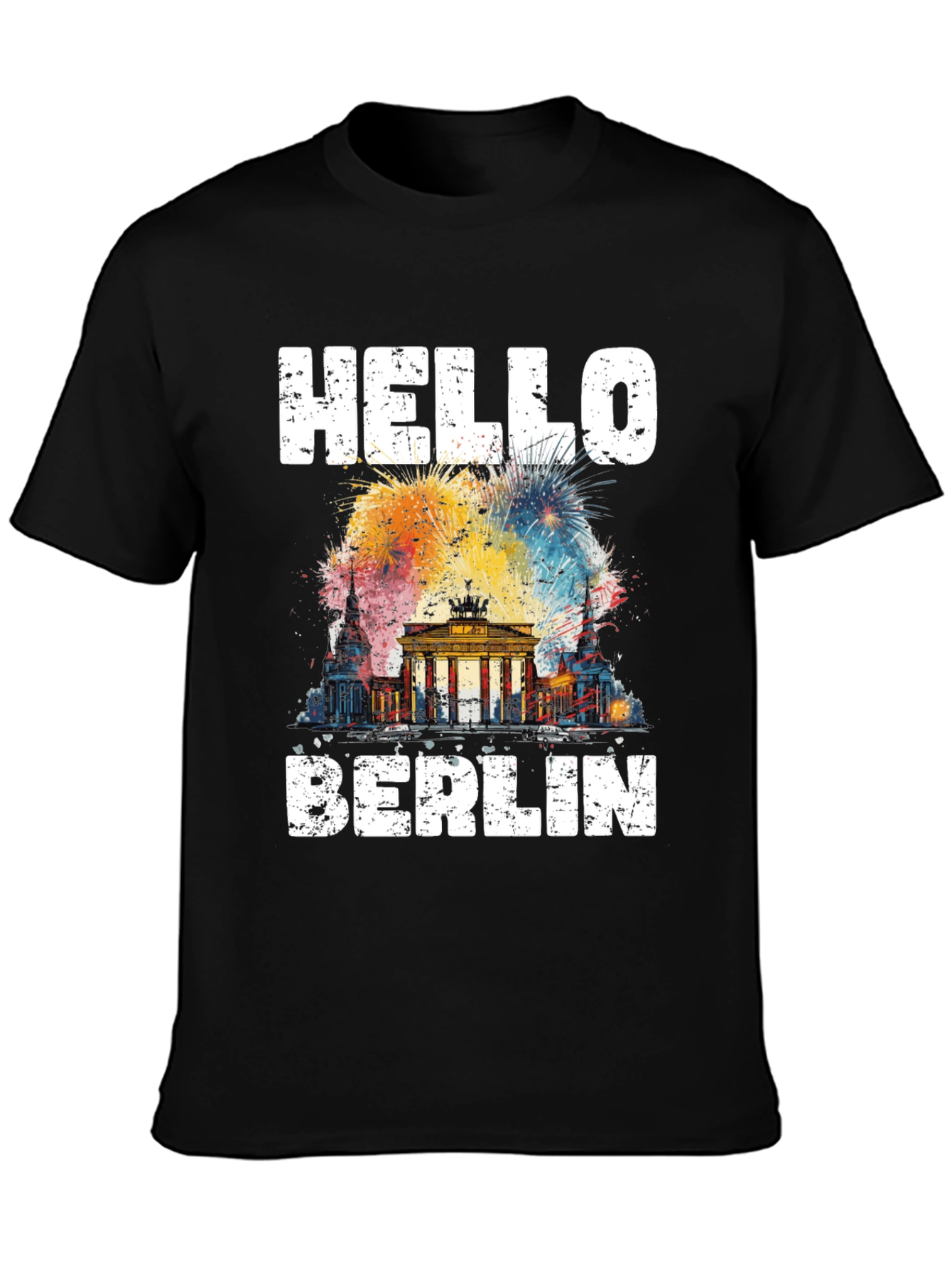 Hello Berlin Black T-Shirt