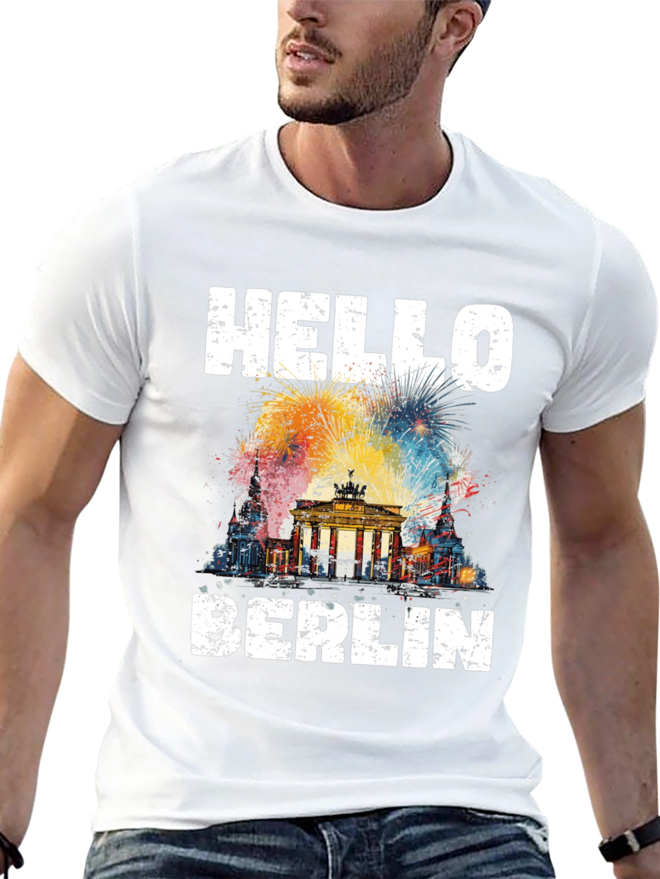 Hello Berlin Black T-Shirt