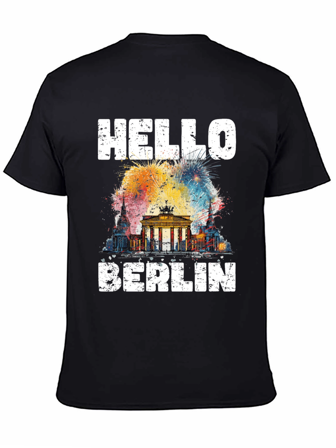 Hello Berlin Black T-Shirt