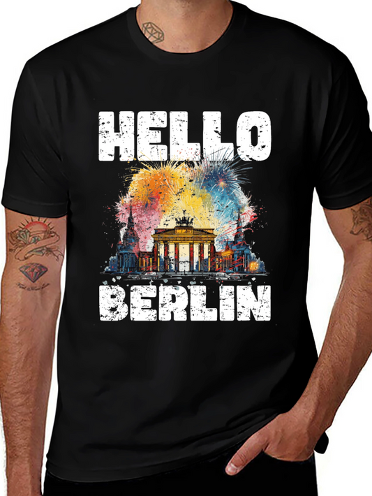 Hello Berlin Black T-Shirt