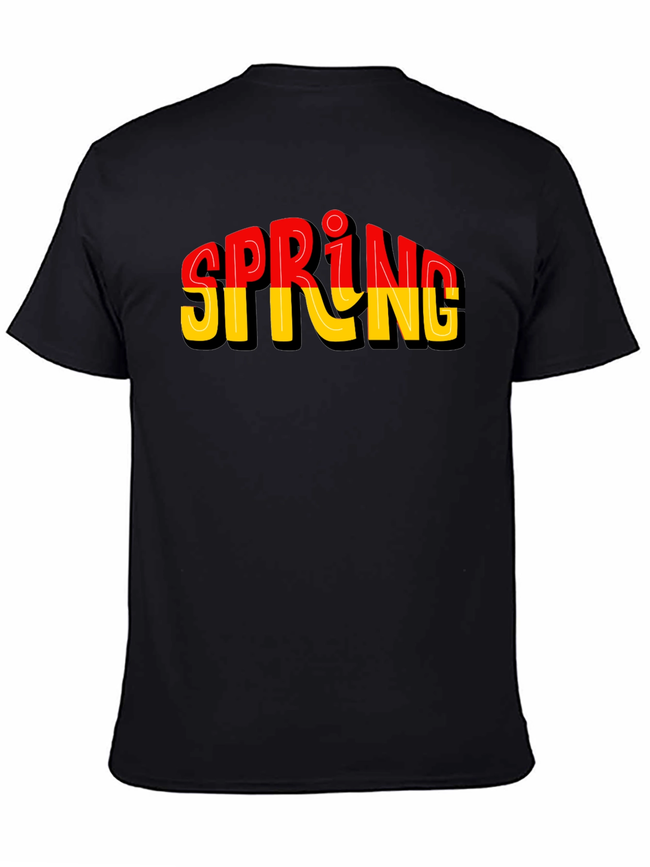 Stylish Spring Graphic Tee - Soft Cotton Blend