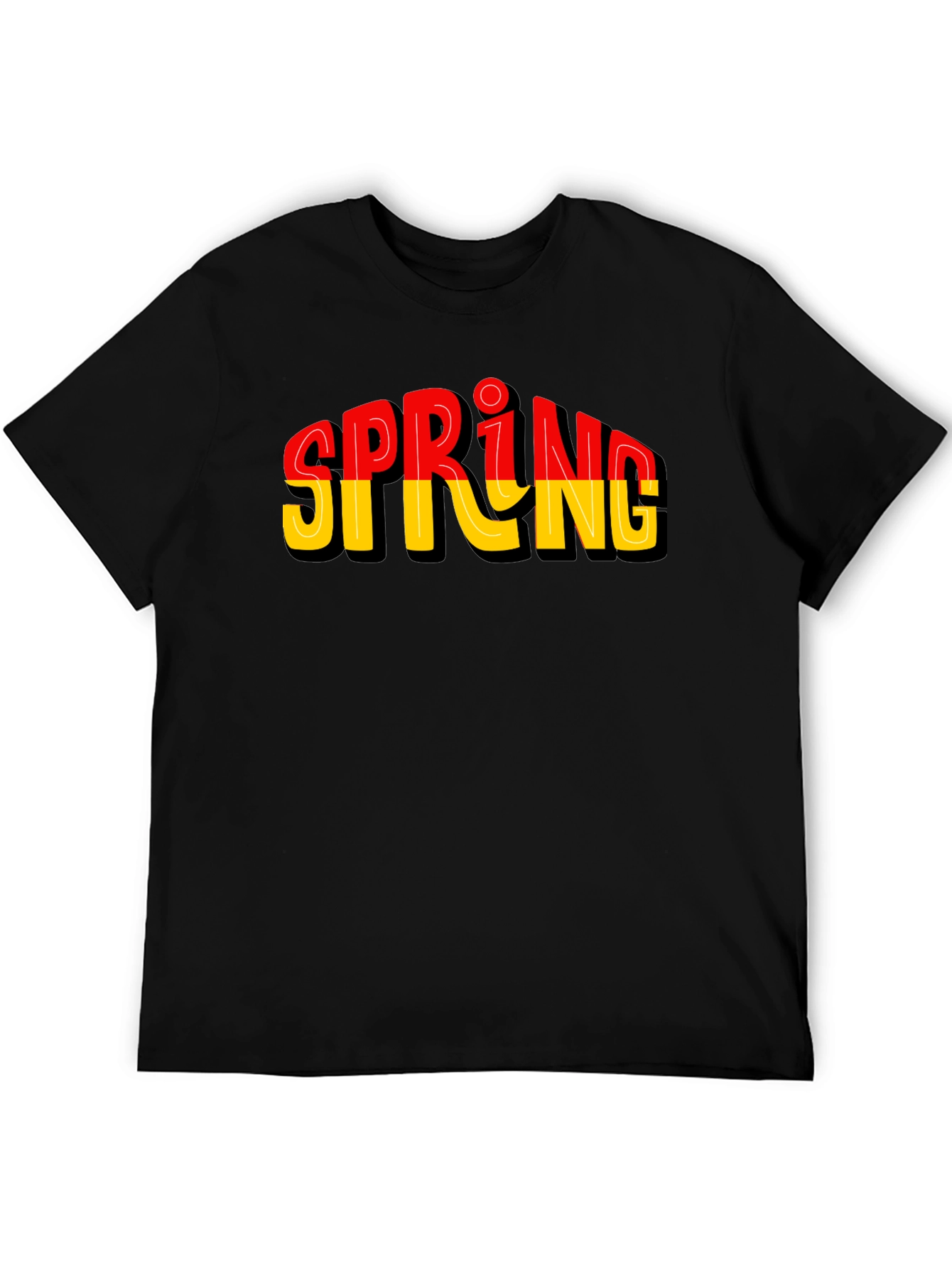 Stylish Spring Graphic Tee - Soft Cotton Blend