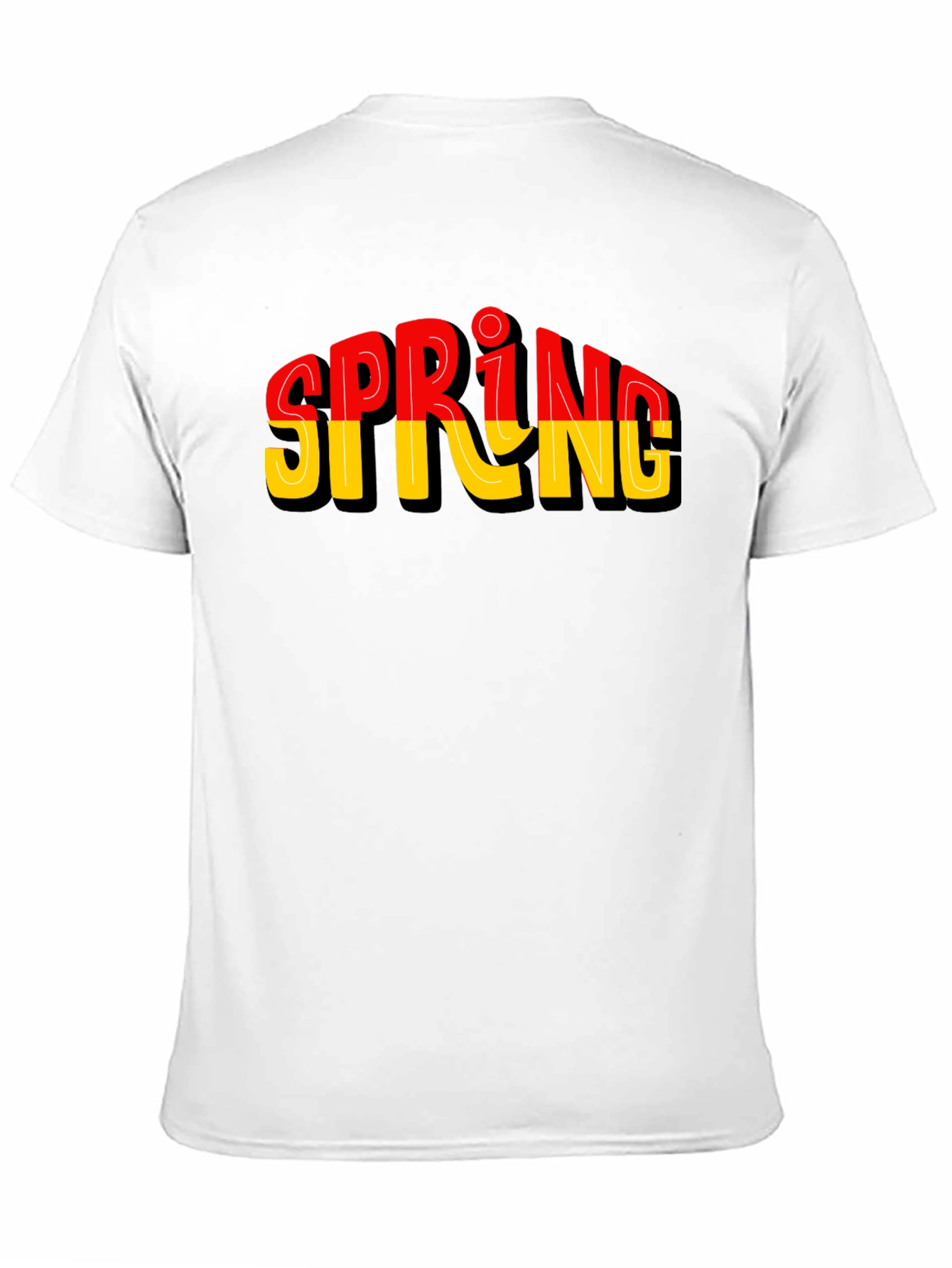 Stylish Spring Graphic Tee - Soft Cotton Blend