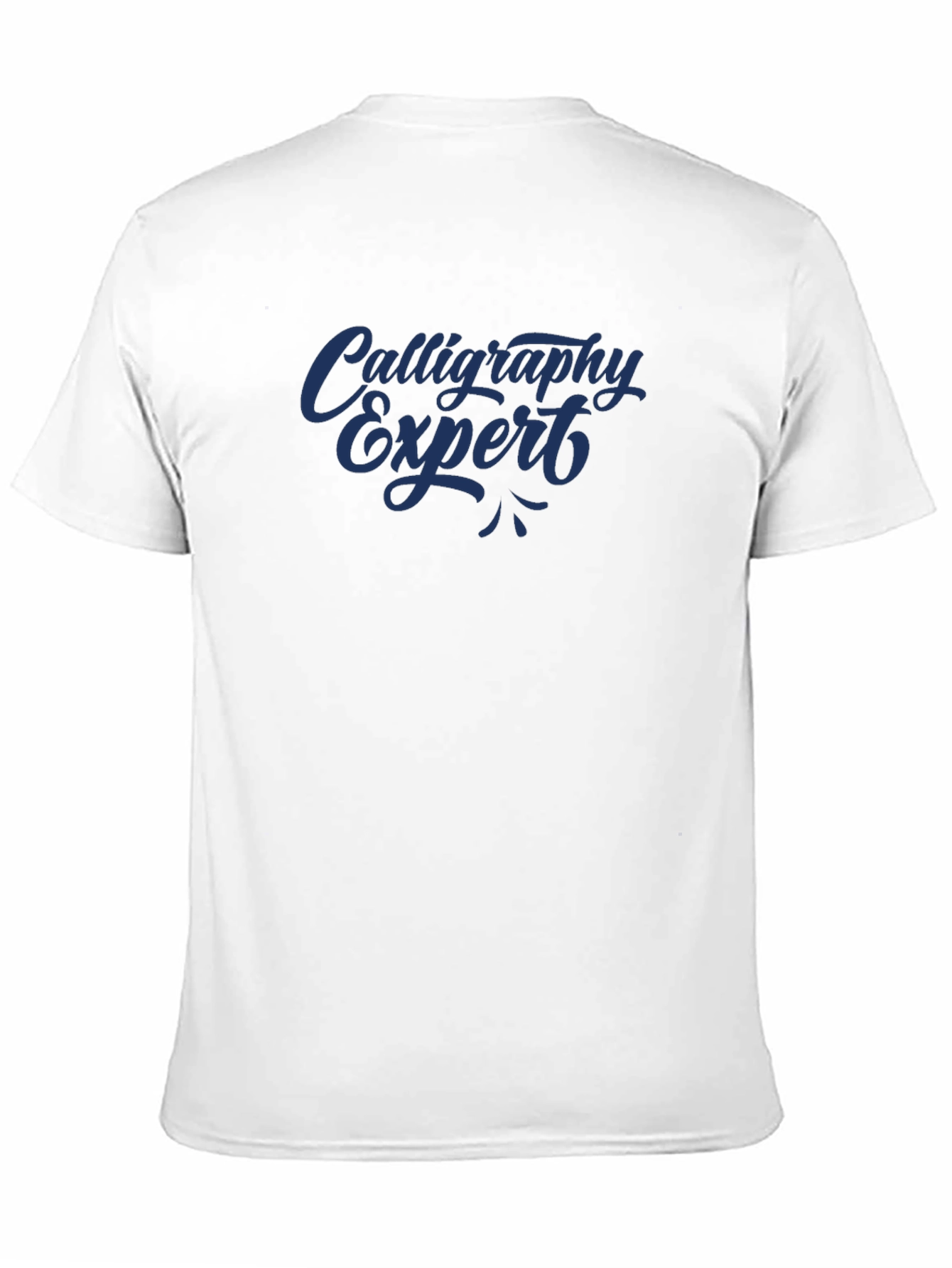 Calligraphy Expert Black Graphic Tee