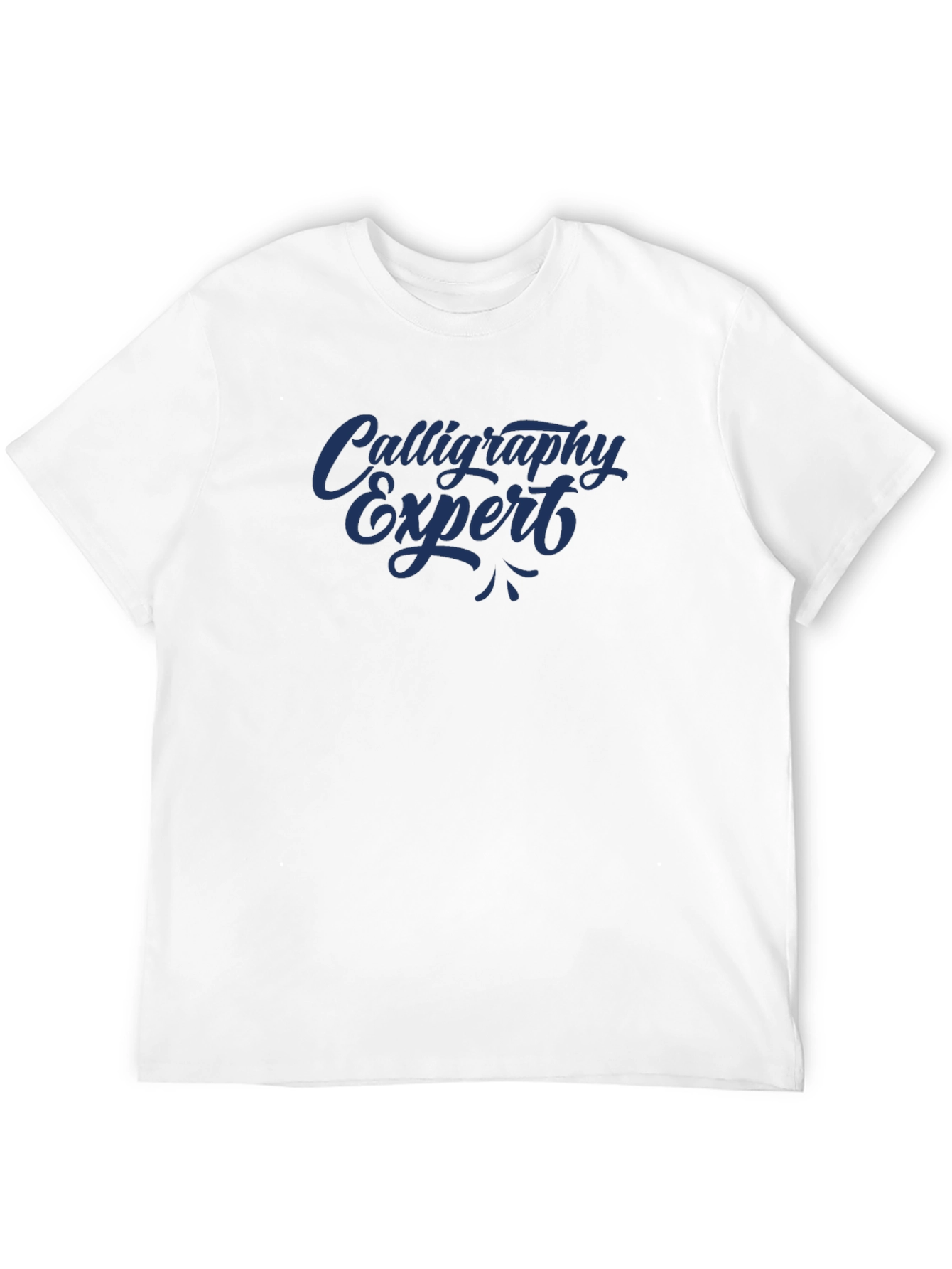 Calligraphy Expert Black Graphic Tee