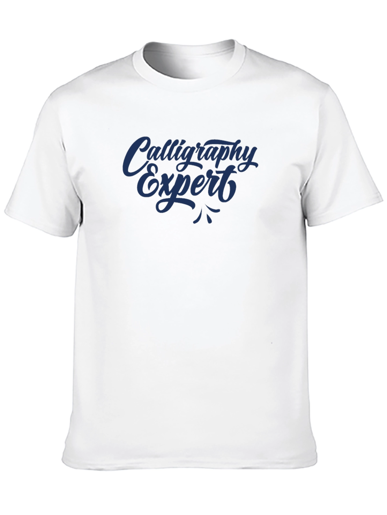 Calligraphy Expert Black Graphic Tee