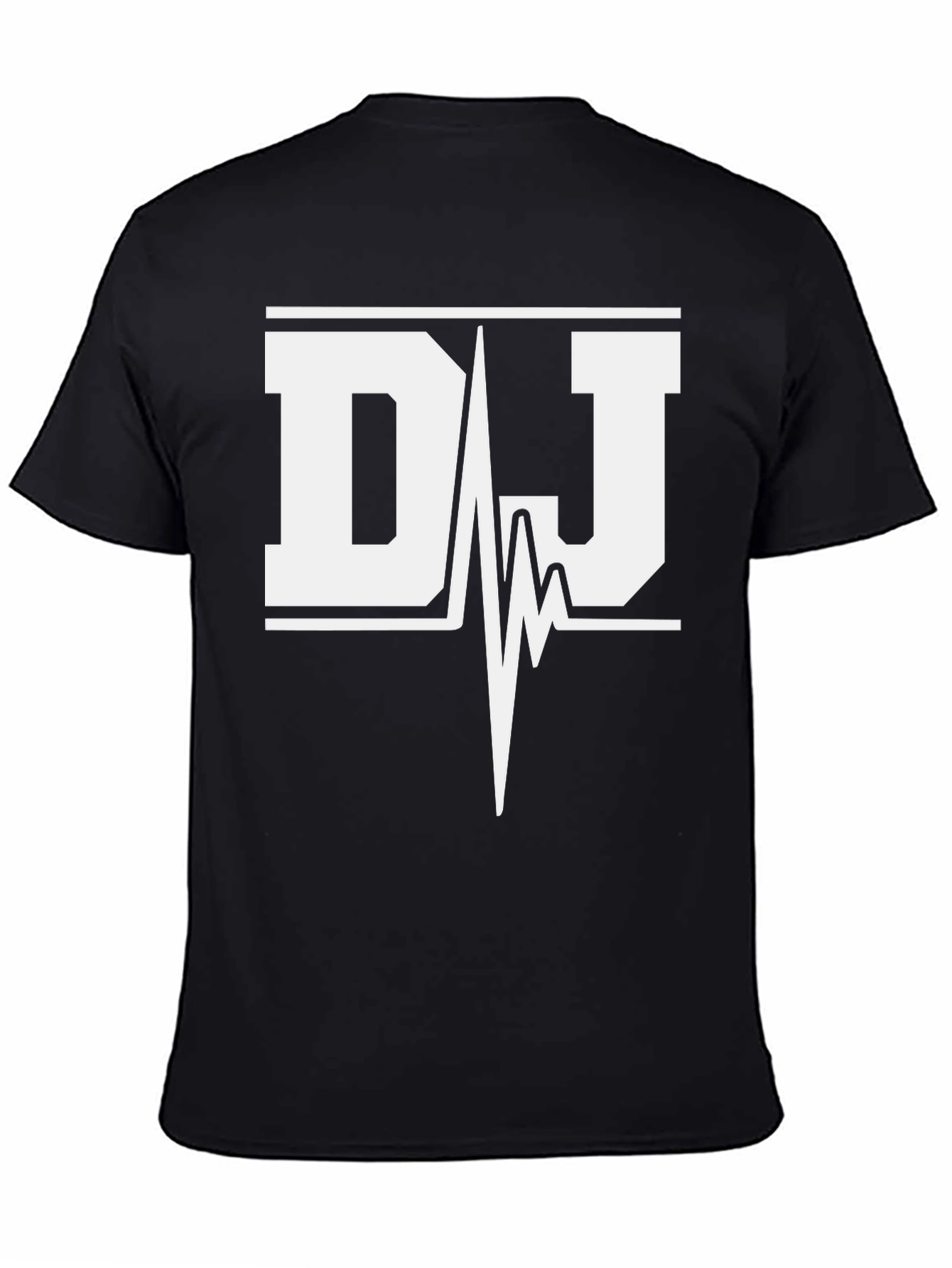 DJ Heartbeat Graphic T-Shirt - Black Cotton Tee