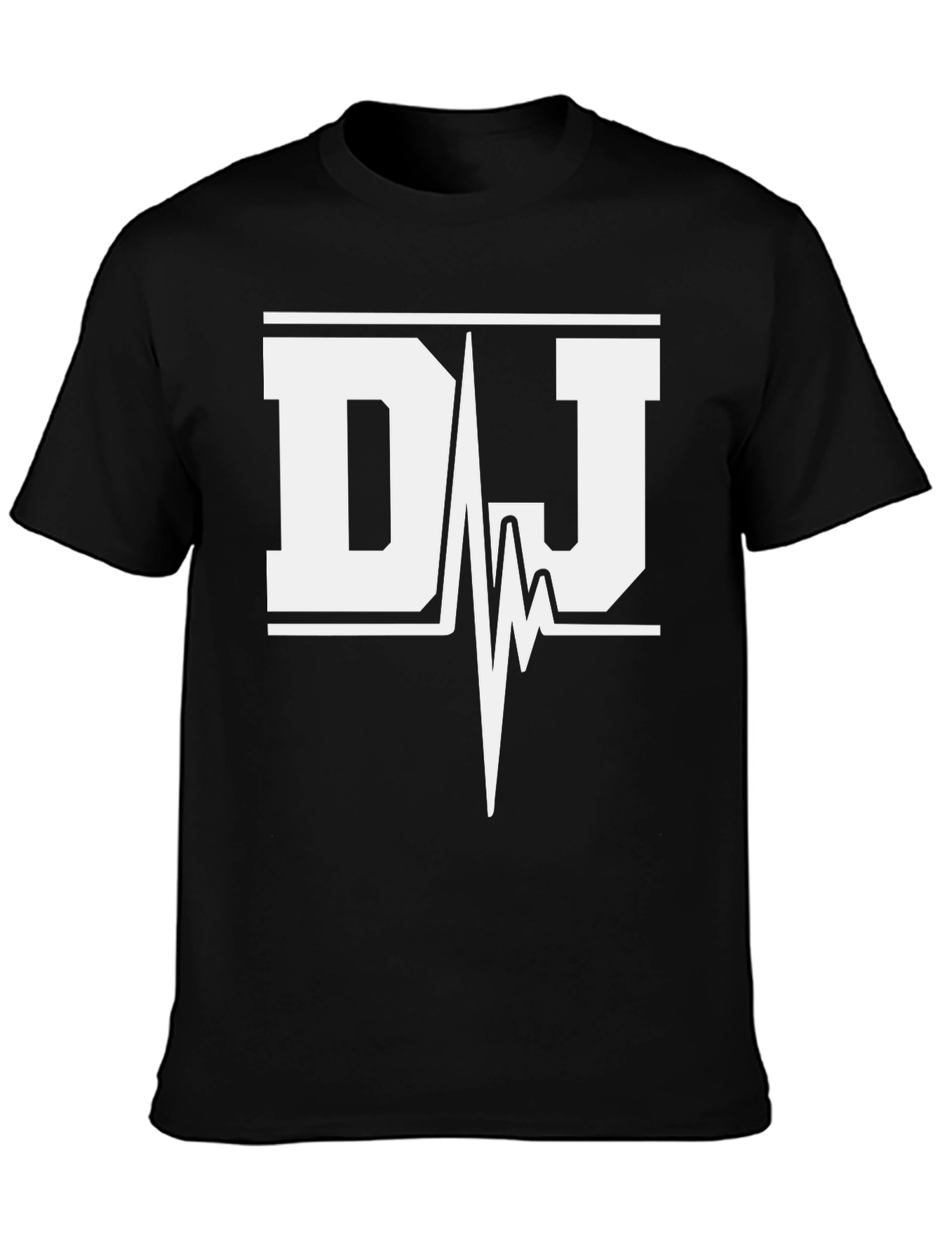 DJ Heartbeat Graphic T-Shirt - Black Cotton Tee