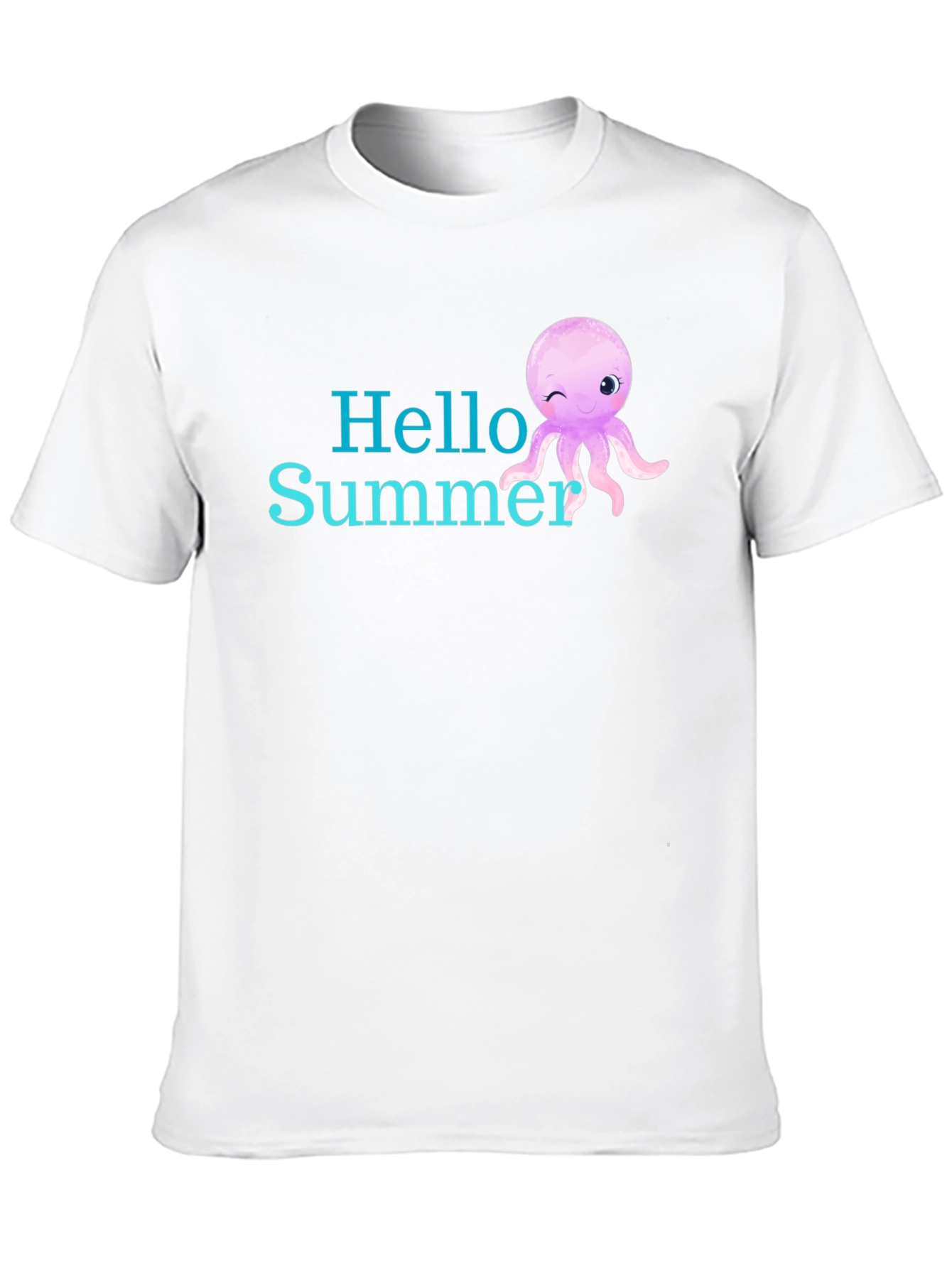 Hello Summer Octopus Graphic Tee