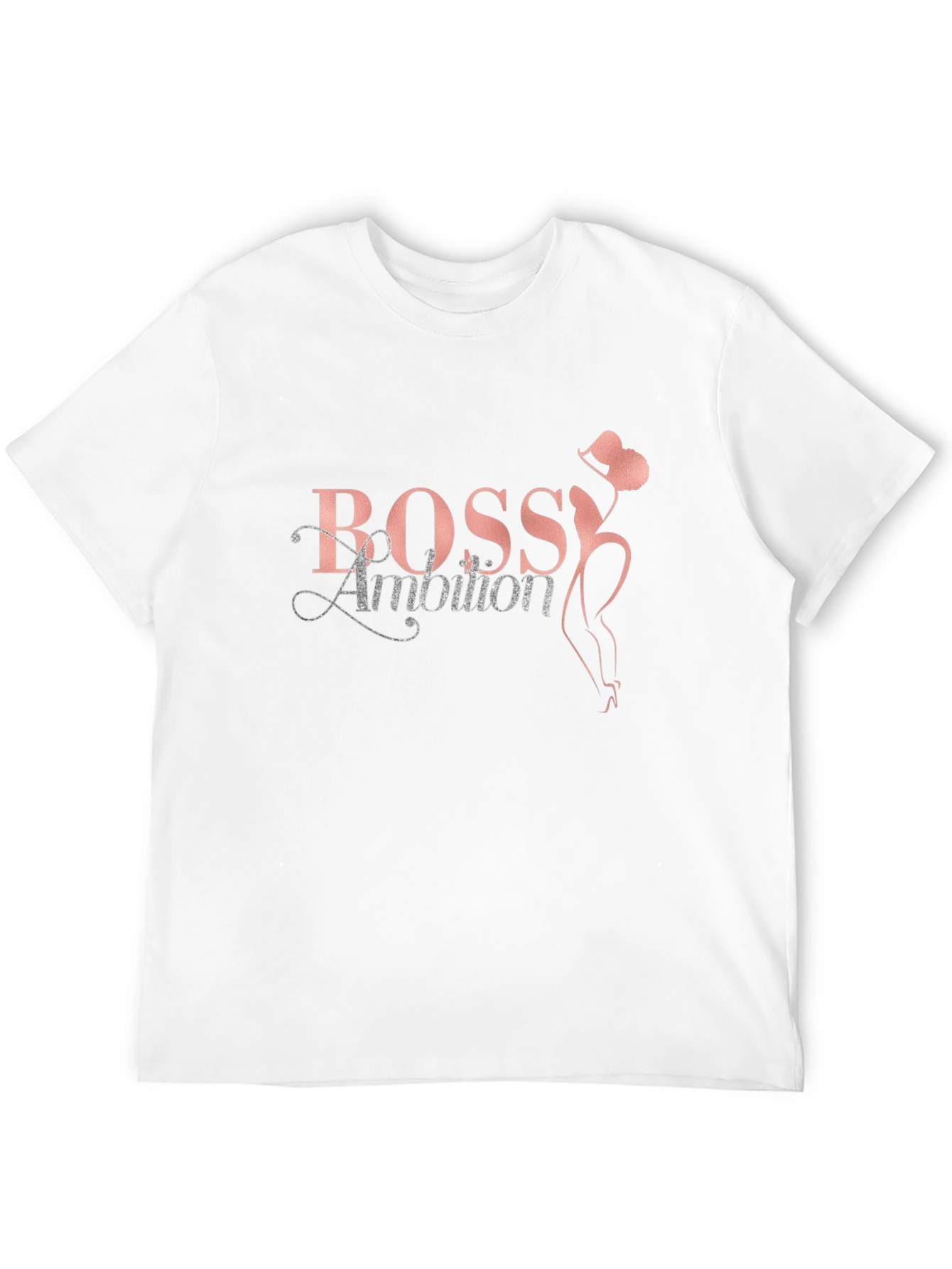 Bossy Ambition Graphic Tee - Stylish Black T-Shirt