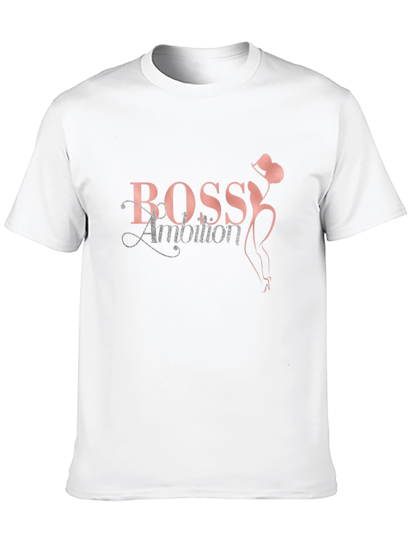 Bossy Ambition Graphic Tee - Stylish Black T-Shirt