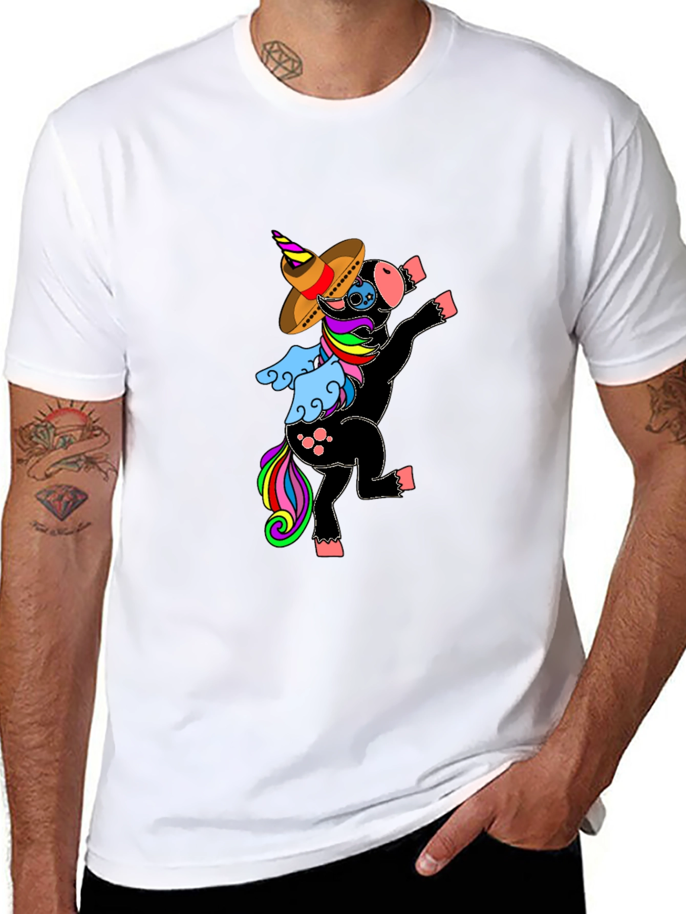 Unicorn Sombrero T-Shirt