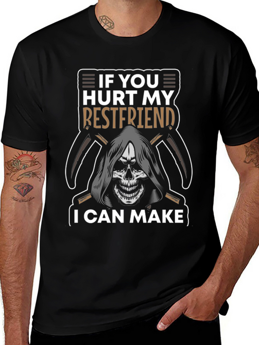 Grim Reaper Best Friend T-Shirt - Funny Graphic Tee