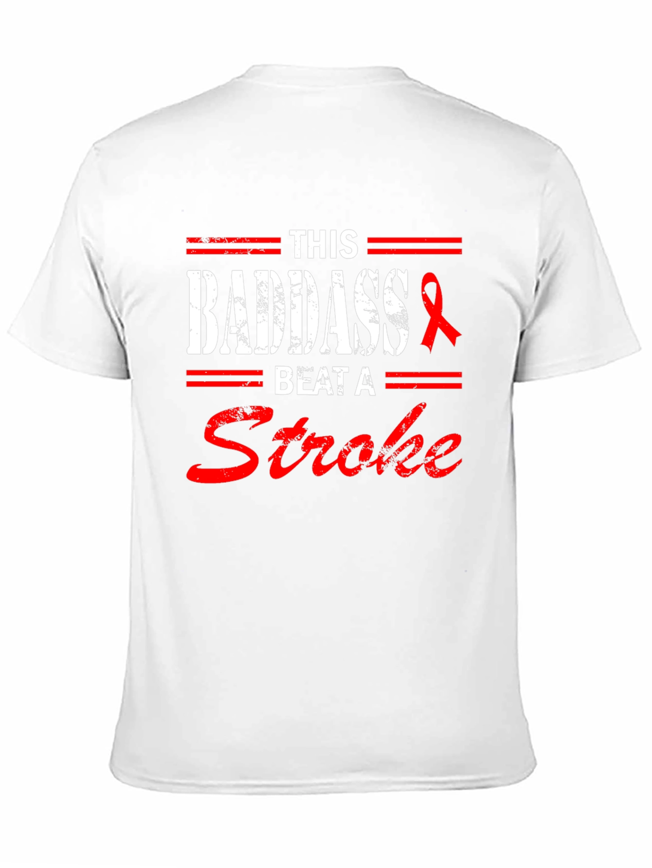 Badass Stroke Survivor Tee - Stroke Awareness Shirt