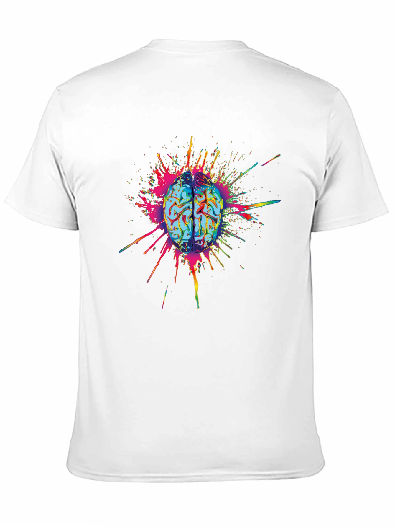 Brain Explosion Graphic Tee - Mens Black T-Shirt