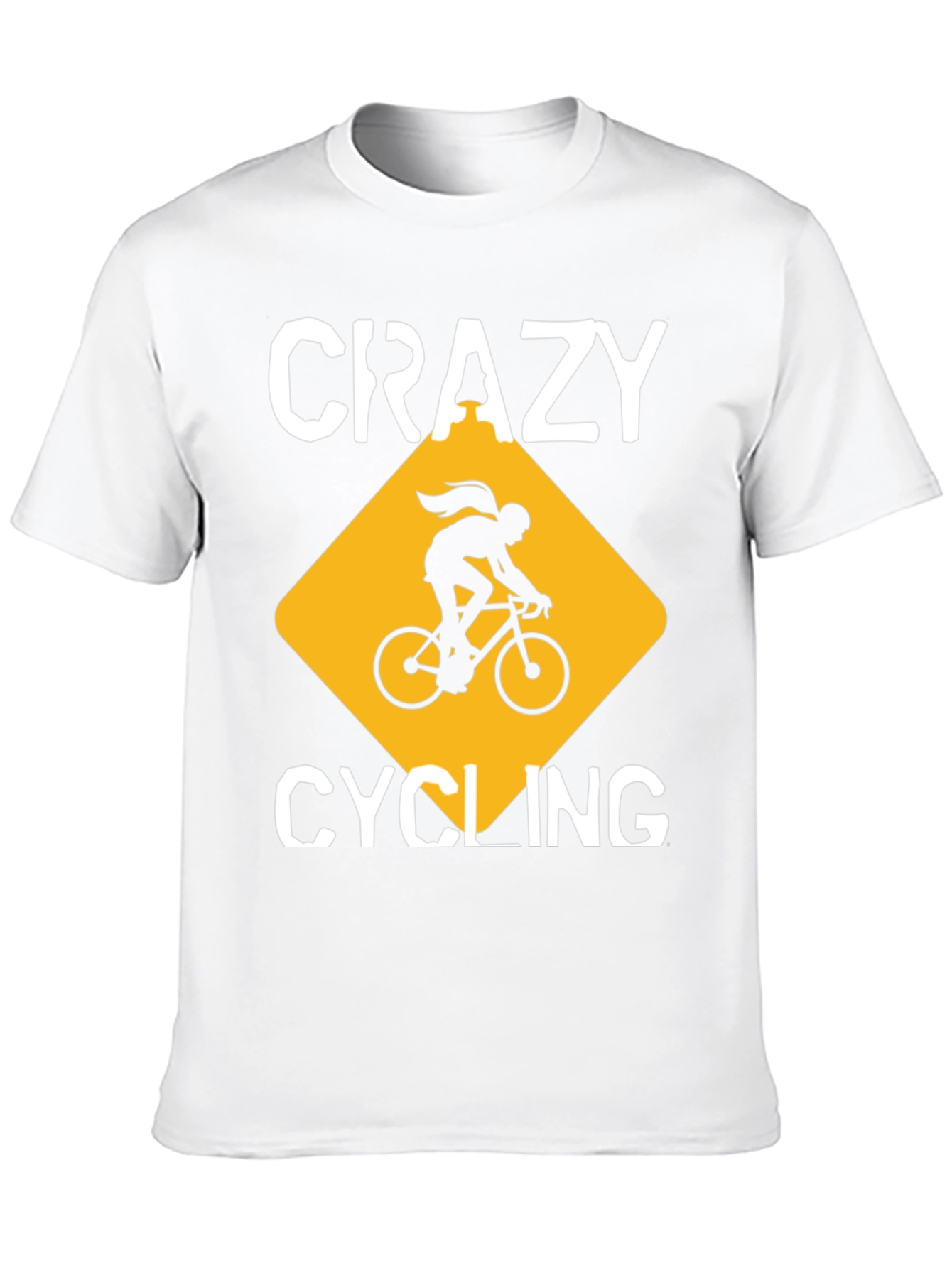 Crazy Cycling Graphic T-Shirt