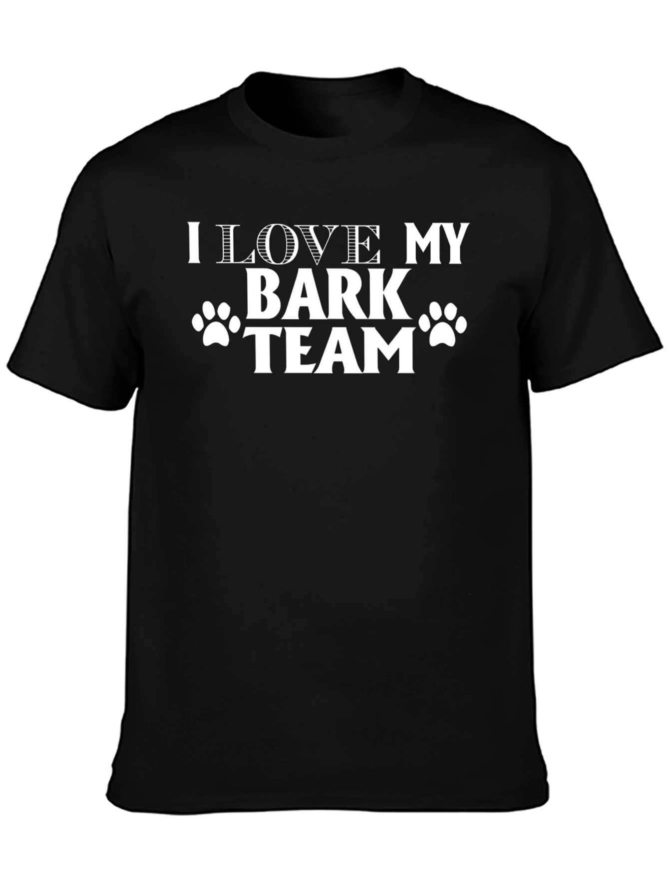 I Love My Bark Team T-Shirt - Novelty Tee