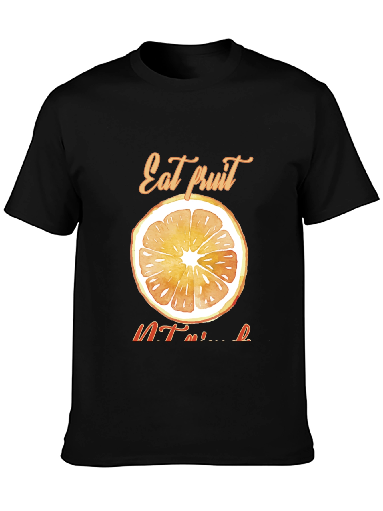 Eat Fruit Stay Hydrated Black T-Shirt