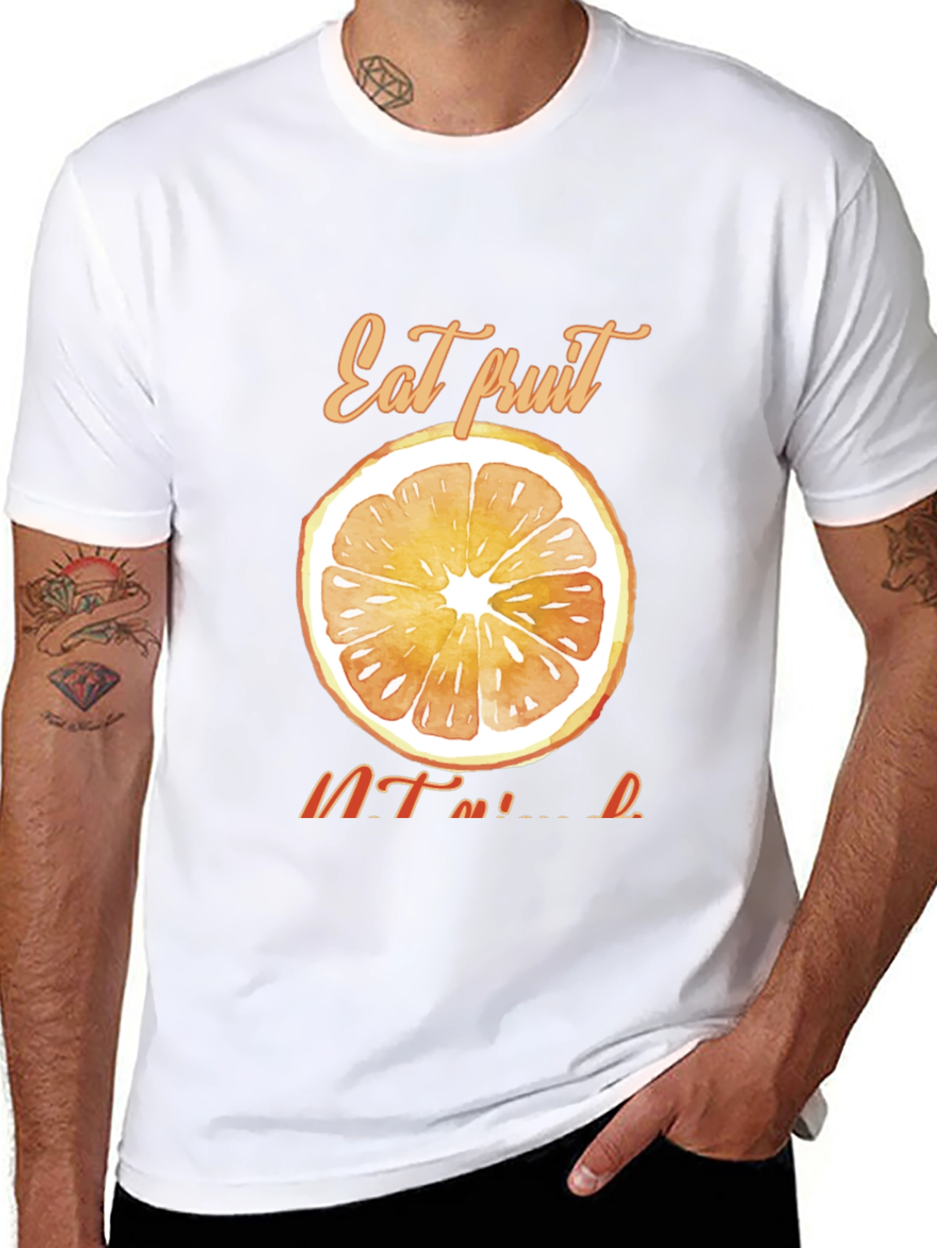 Eat Fruit Stay Hydrated Black T-Shirt