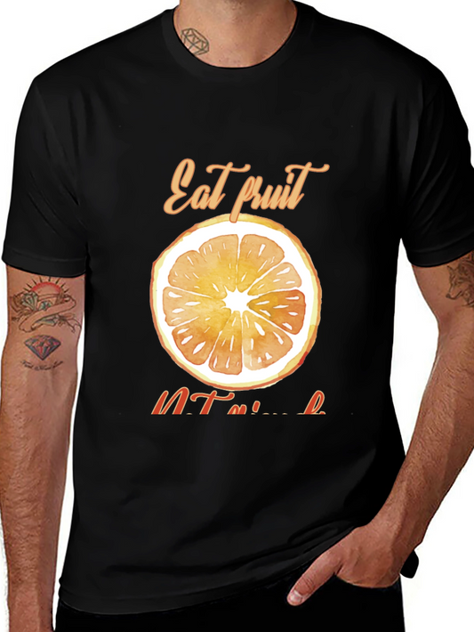 Eat Fruit Stay Hydrated Black T-Shirt
