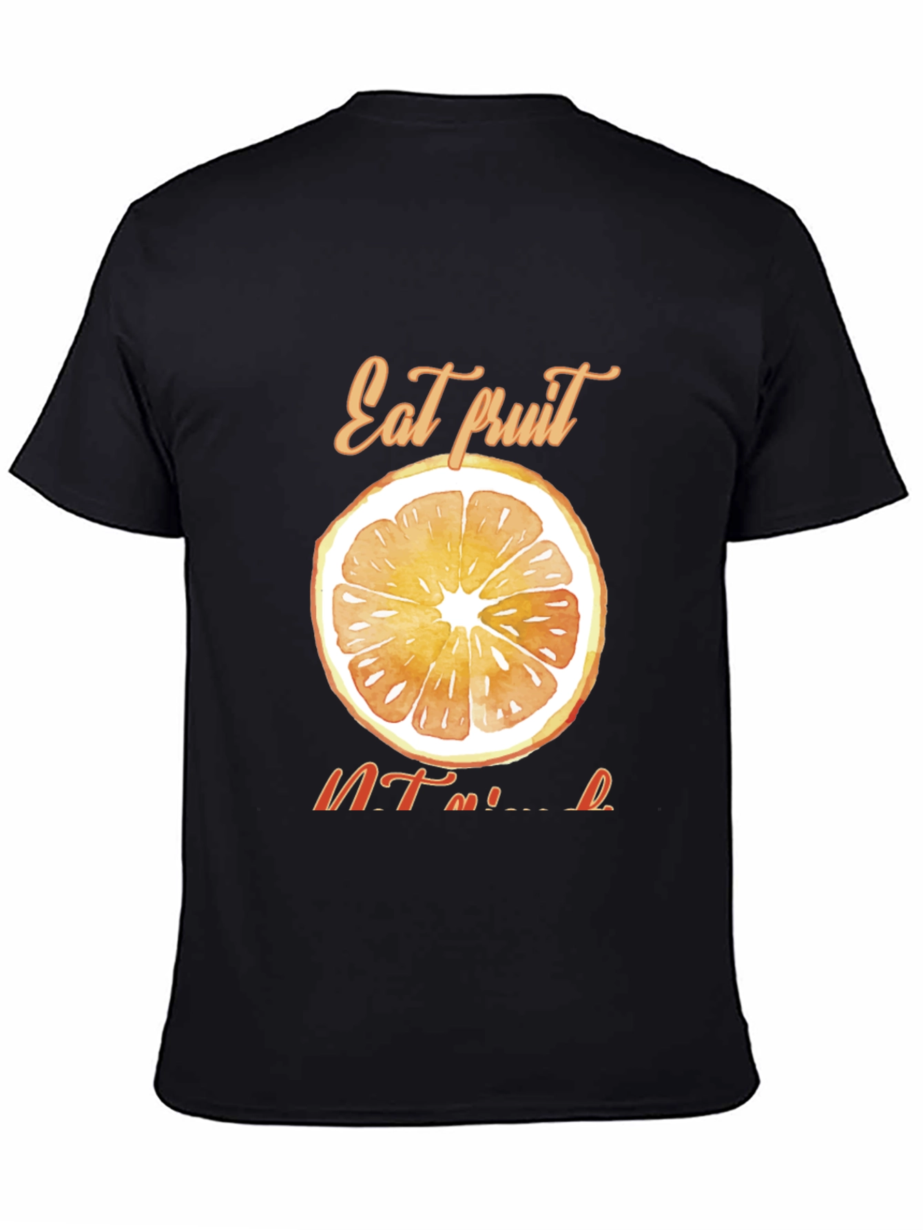 Eat Fruit Stay Hydrated Black T-Shirt