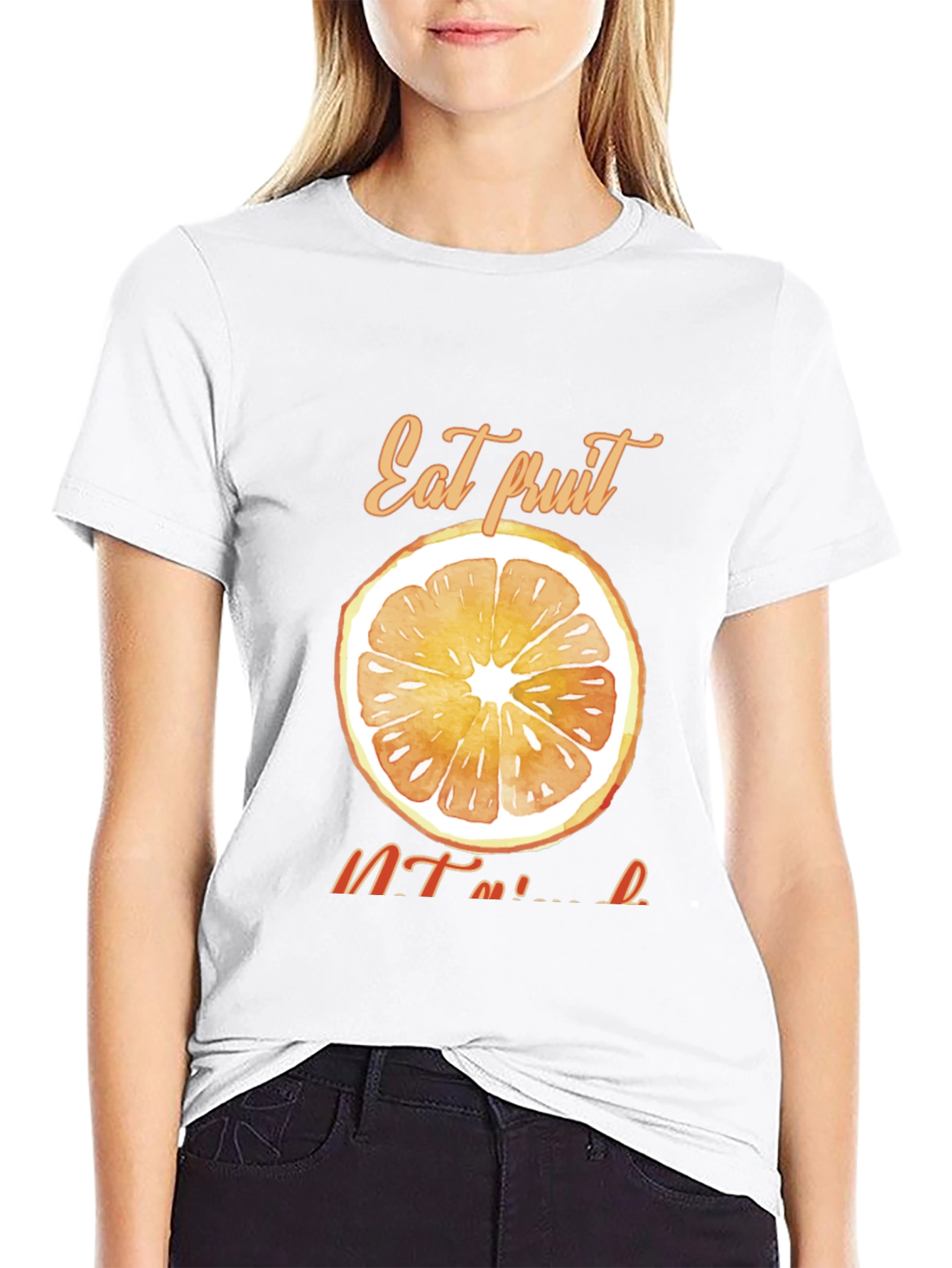 Eat Fruit Stay Hydrated Black T-Shirt