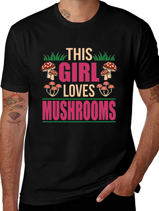Mushroom Lover Graphic Tee - Womens