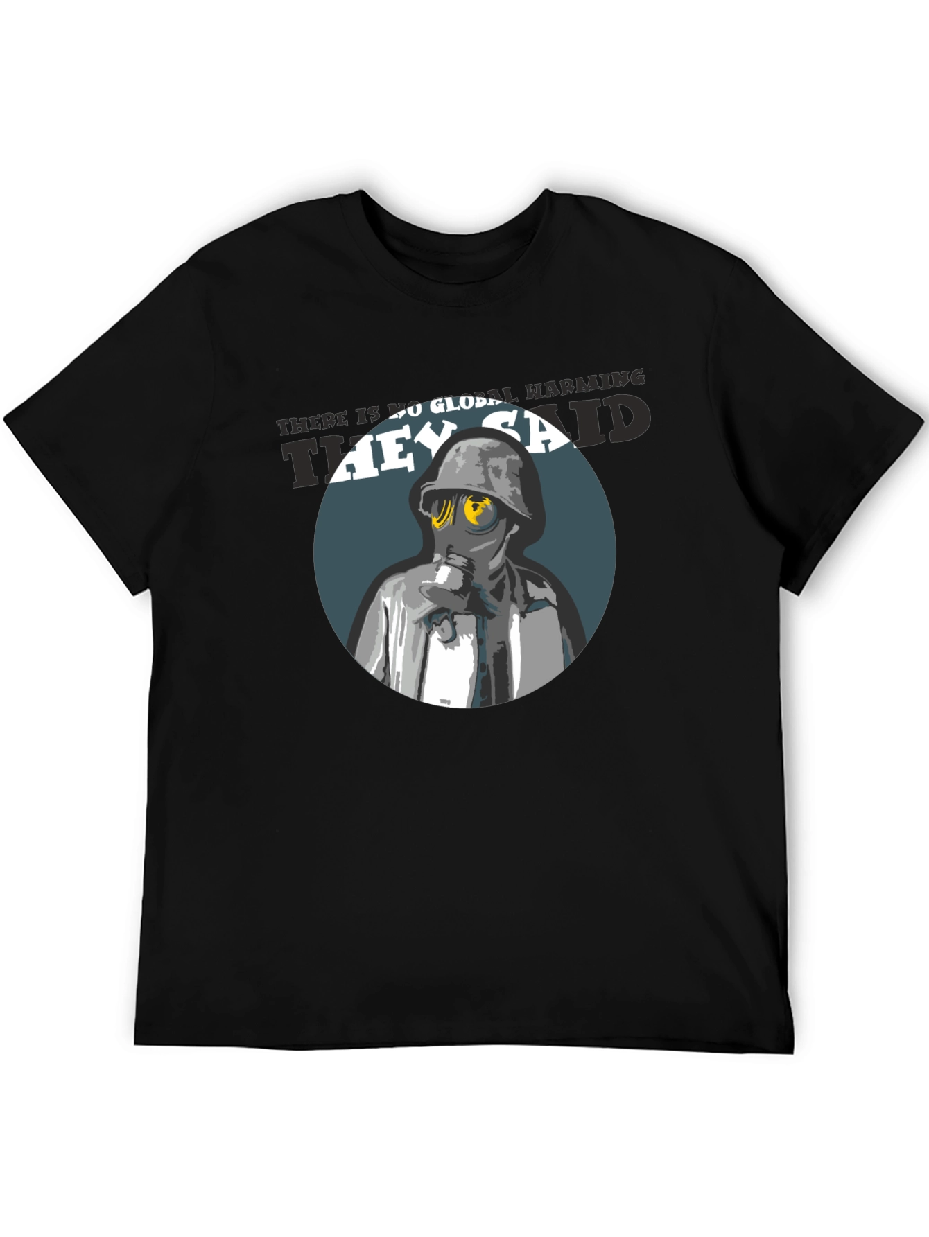 Global Warming T-Shirt - Gas Mask Design