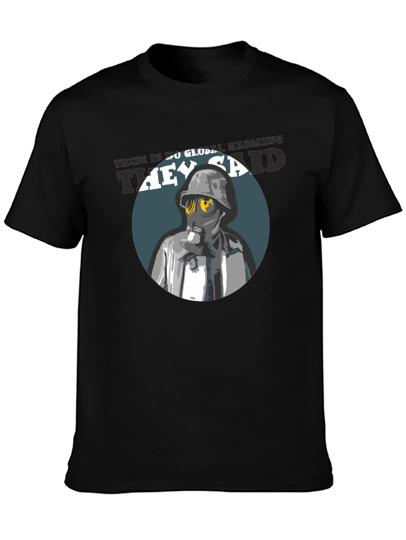 Global Warming T-Shirt - Gas Mask Design