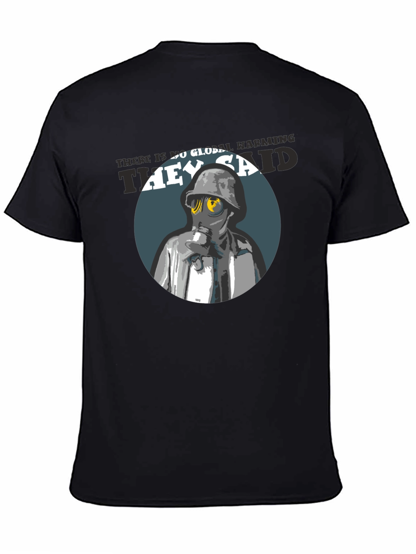 Global Warming T-Shirt - Gas Mask Design