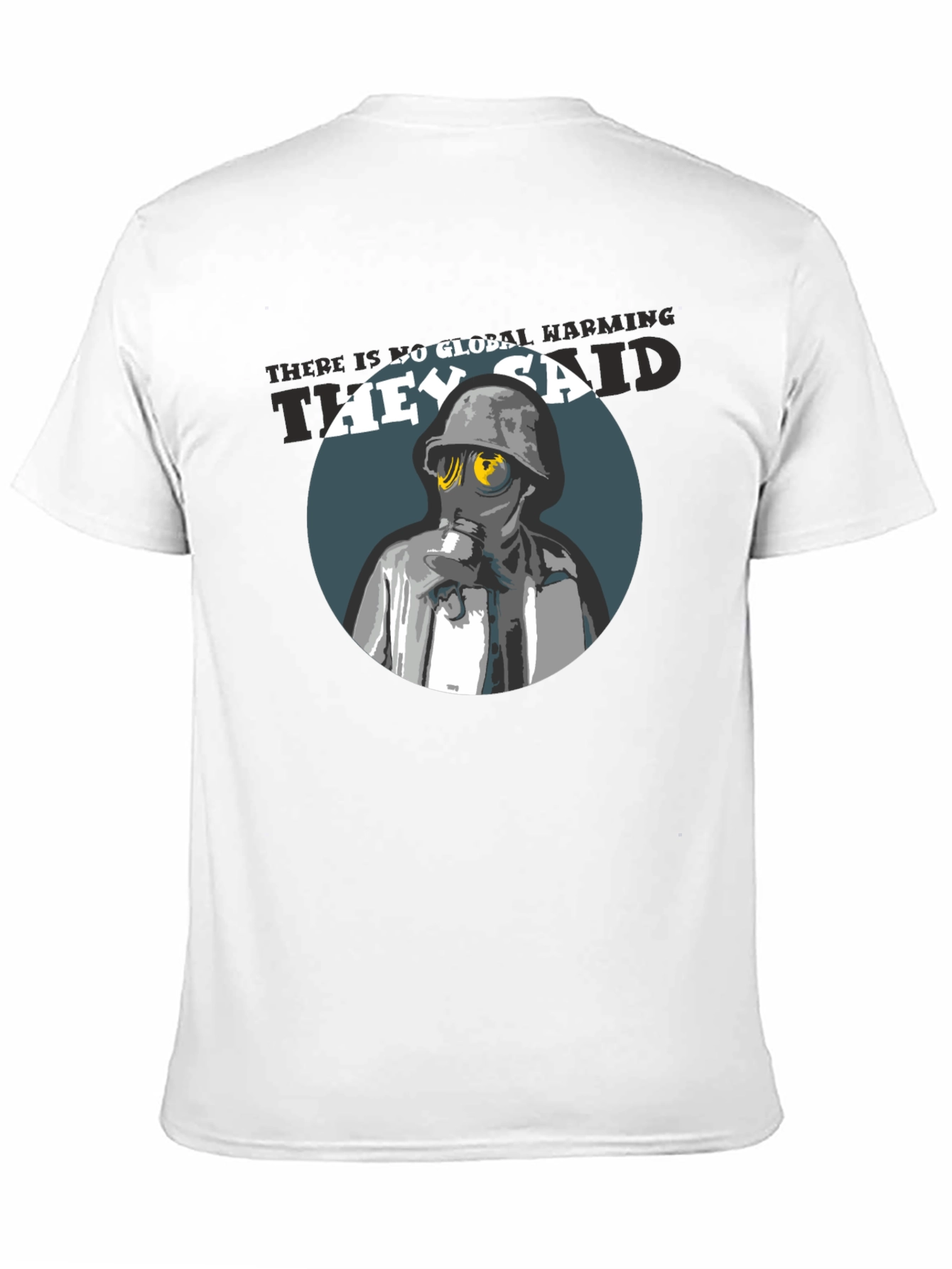 Global Warming T-Shirt - Gas Mask Design
